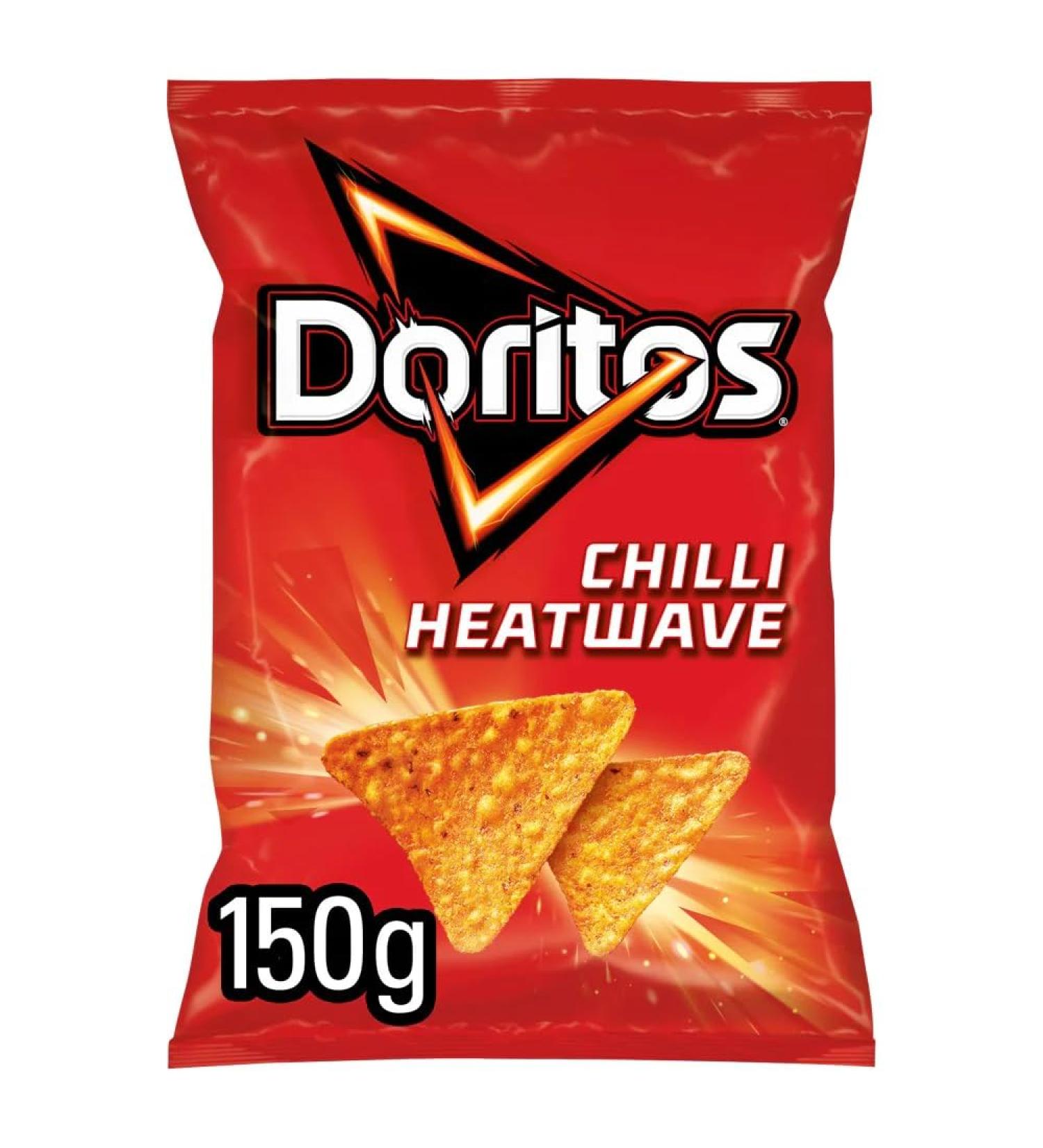Doritos Chilli Heatwave Sharing Tortilla Chips 150g-Food