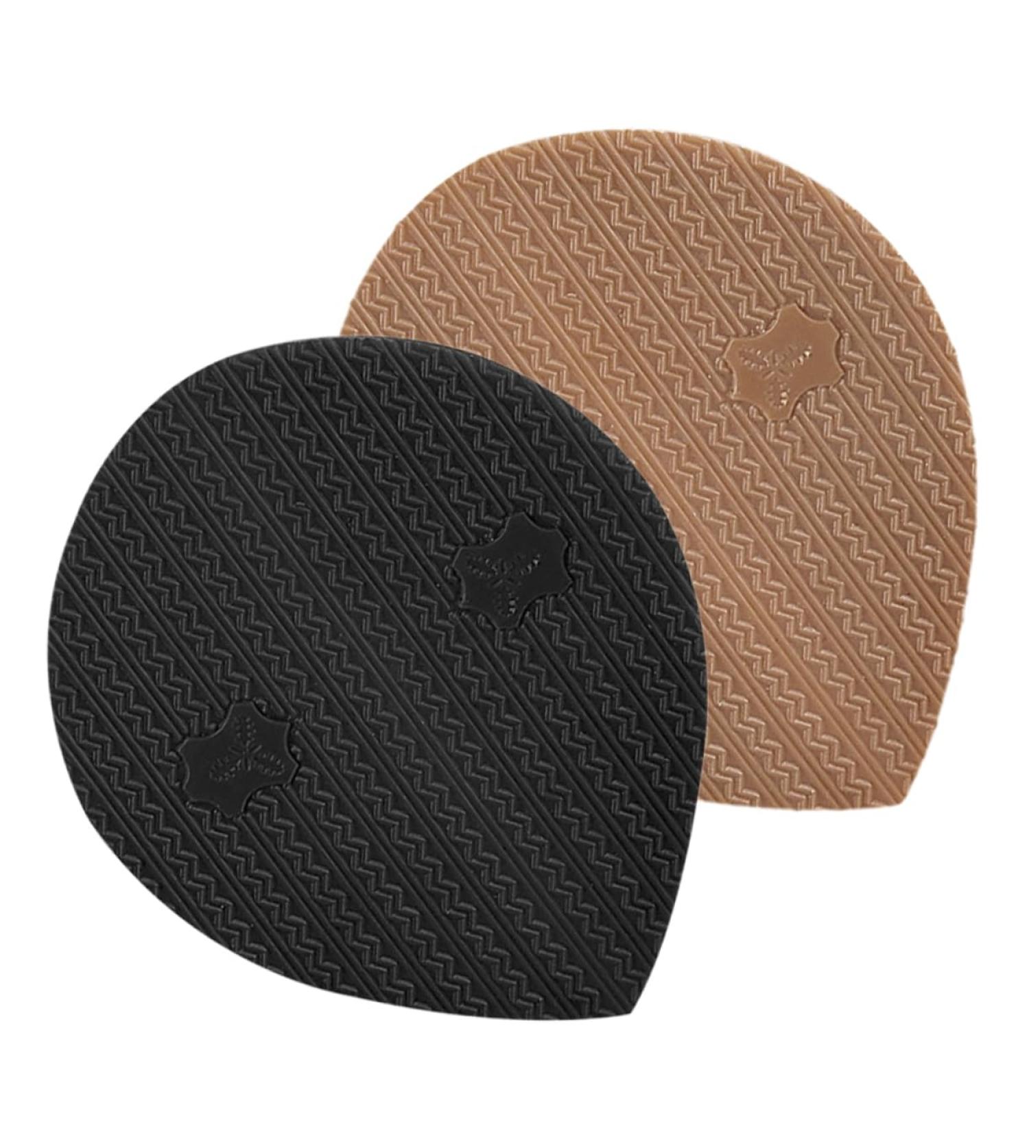 Beaupretty 2pcs Anti-Slip Leather Shoe Soles | Nonslip Sticker Pads for Heels & Sneakers | Durable Shoe Repair Pads - Assorted Colors - Buy Online on GoSupps.com