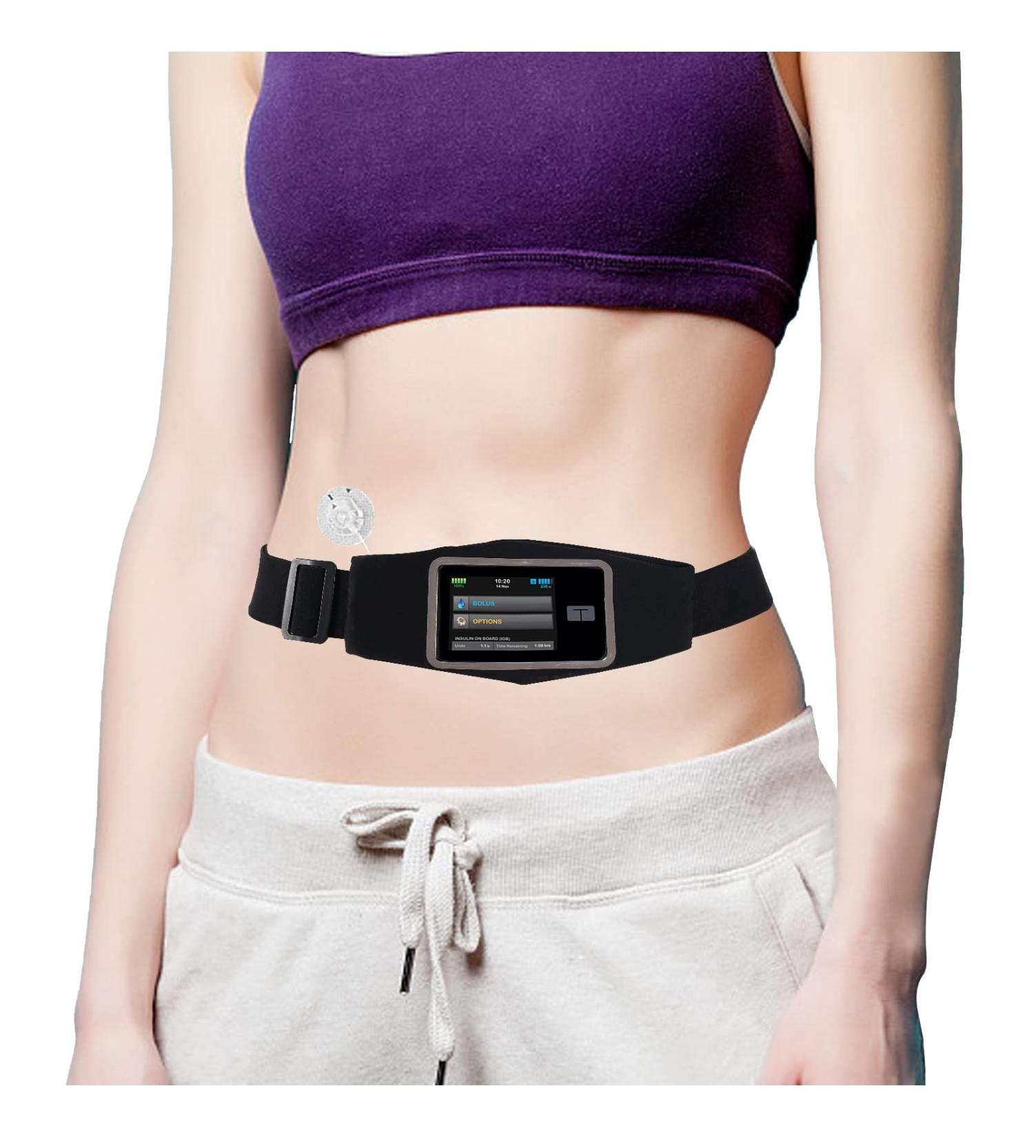 Insulin Pump Belt Holder for Tandem t:slim X2 - Diabetic Waist Pack for Men and Women - Buy Online on GoSupps.com