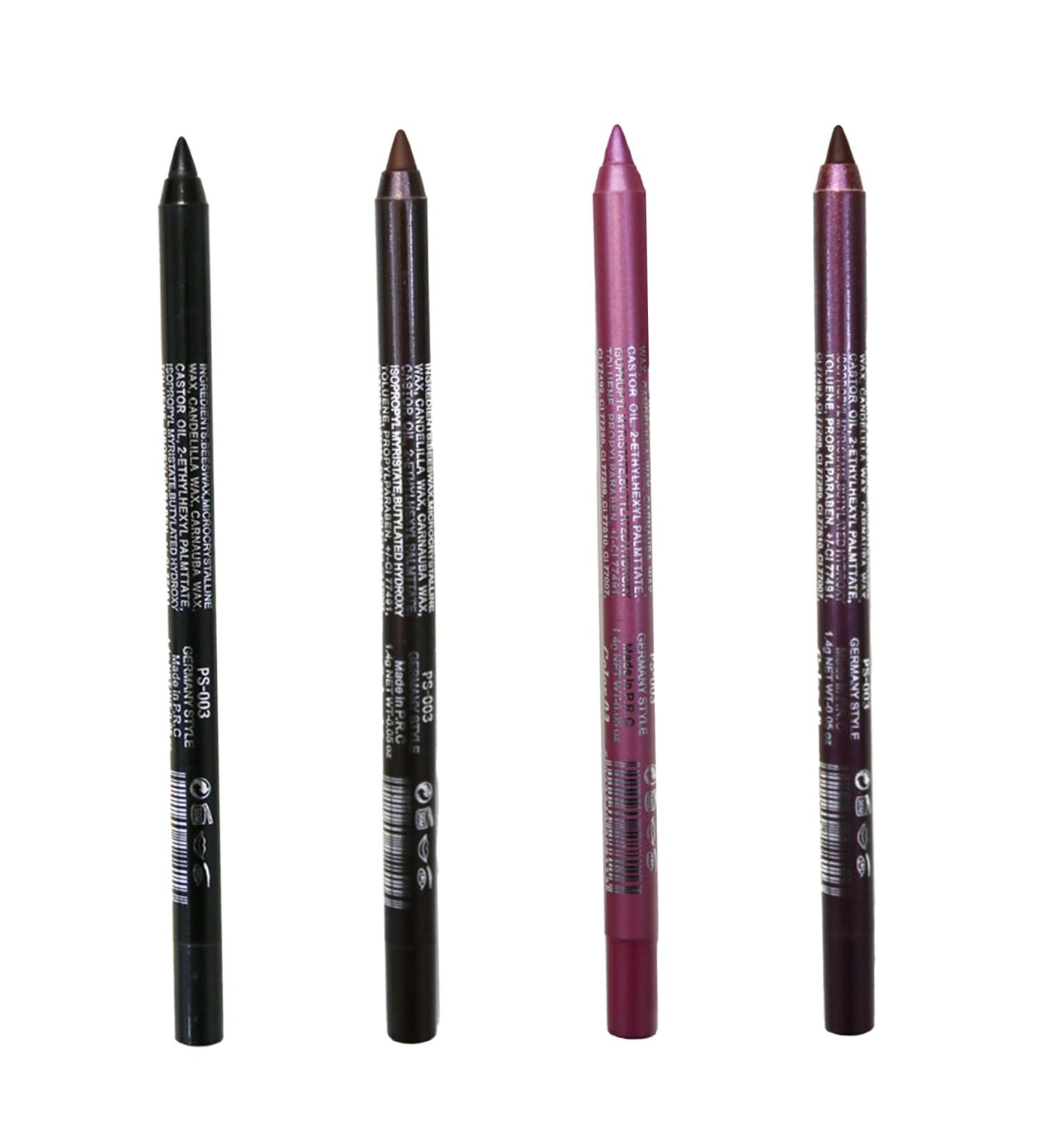 Eyeliner Pencil 4Pcs Eyeshadow Pencil 4 Colors Smudge-proof Pearl Long Lasting Glitter Eyeliner 8.5g Waterproof Makeup Eyeliner Eyeshadow Pencil Style 1 - Buy Online on GoSupps.com
