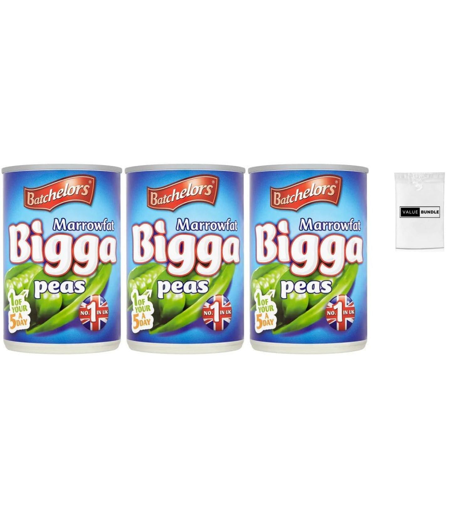 Value Bundle: BATCHELORS PEAS - Marrowfat Bigga - Healthy Snacks for Adults & Kids - British Snacks - Custom Value Bundle Branded Package of 3 (3 Pack Marrowfat Bigga) Marrowfat Bigga 3 Pack - Buy Online on GoSupps.com