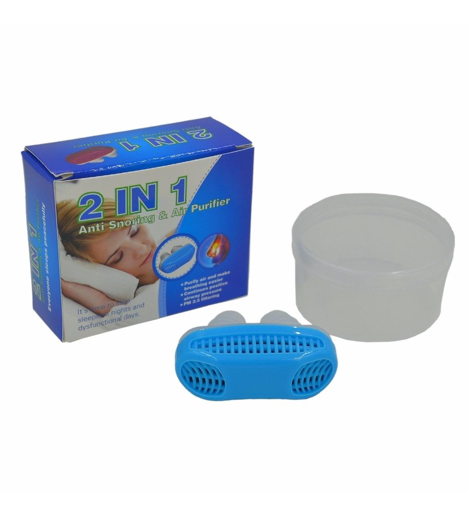 Snore Free Magnetic Silicone Nose Clip - Anti Snoring Device for Better Sleep - Buy Online on GoSupps.com