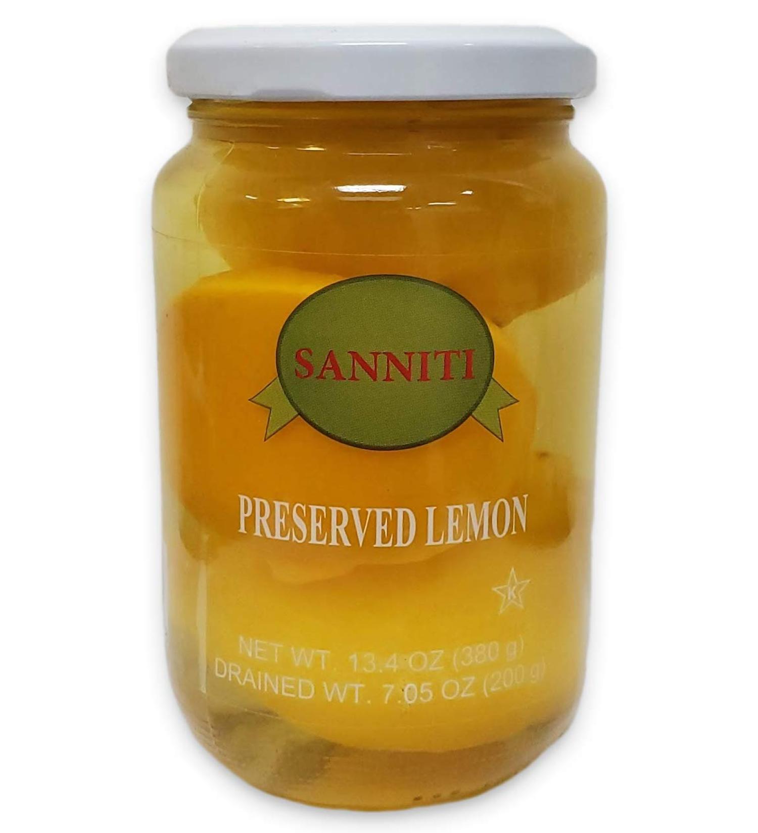 Sanniti Preserved Lemons 13.4 oz - Authentic Mediterranean Flavor Boost - Buy Online Now! - Buy Online on GoSupps.com