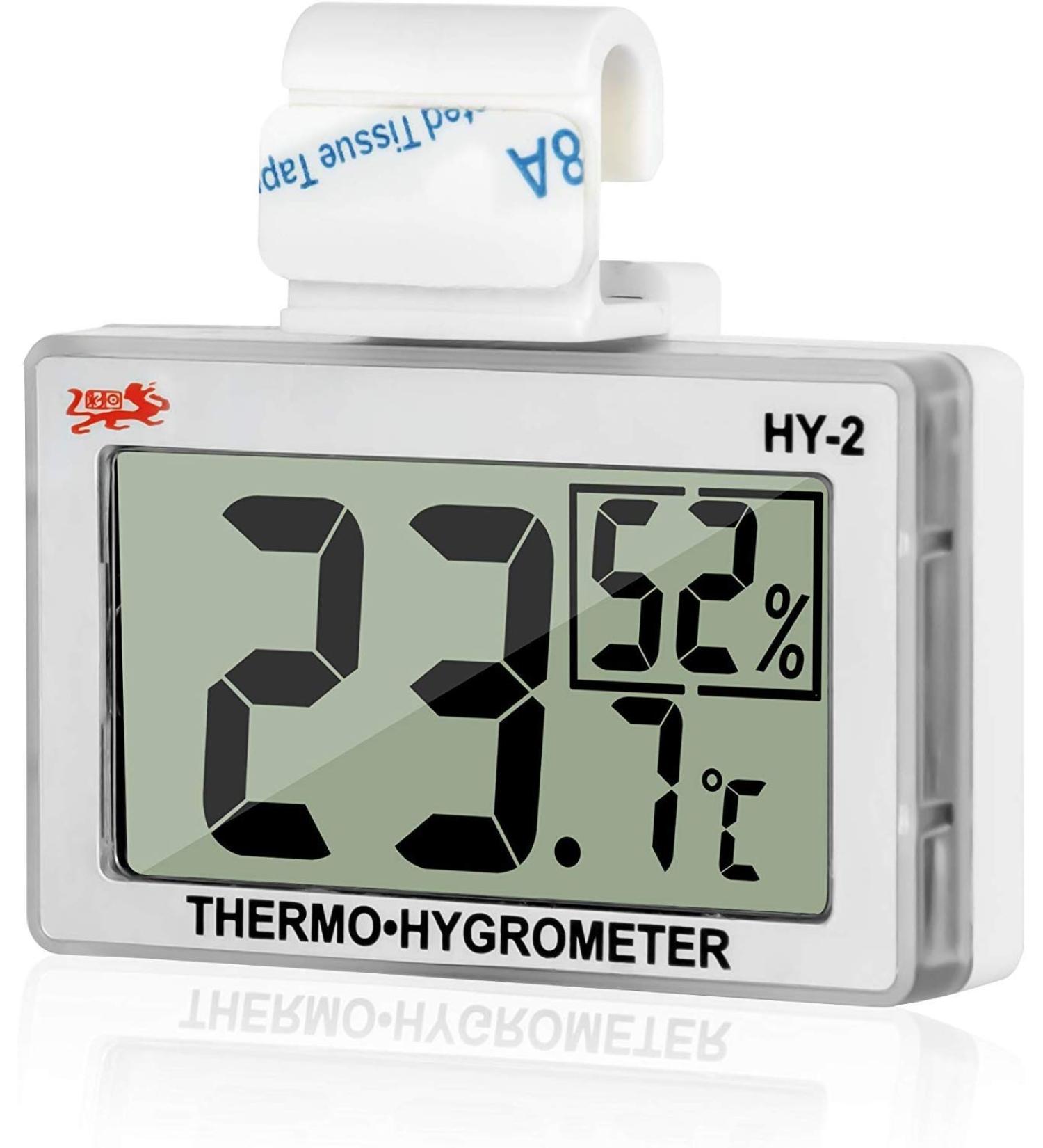 LXSZRPH Reptile Hygrometer and Thermometer High LCD Display Digital Reptile Tank Hygrometer Thermometer with Hook and Loop Temperature Humidity Meter Gauge for Reptile Tanks Terrariums Vivariums (1 pack) - Buy Online on GoSupps.com