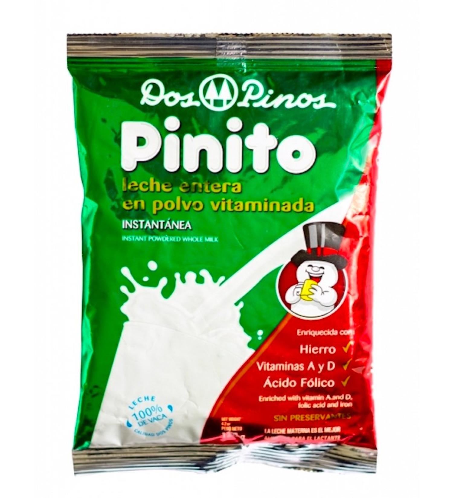 Dos Pinos, Pinito Instant Powdered Whole Milk, 800 gr (28.2 oz), from Costa Rica 1.76 Pound (Pack of 1)