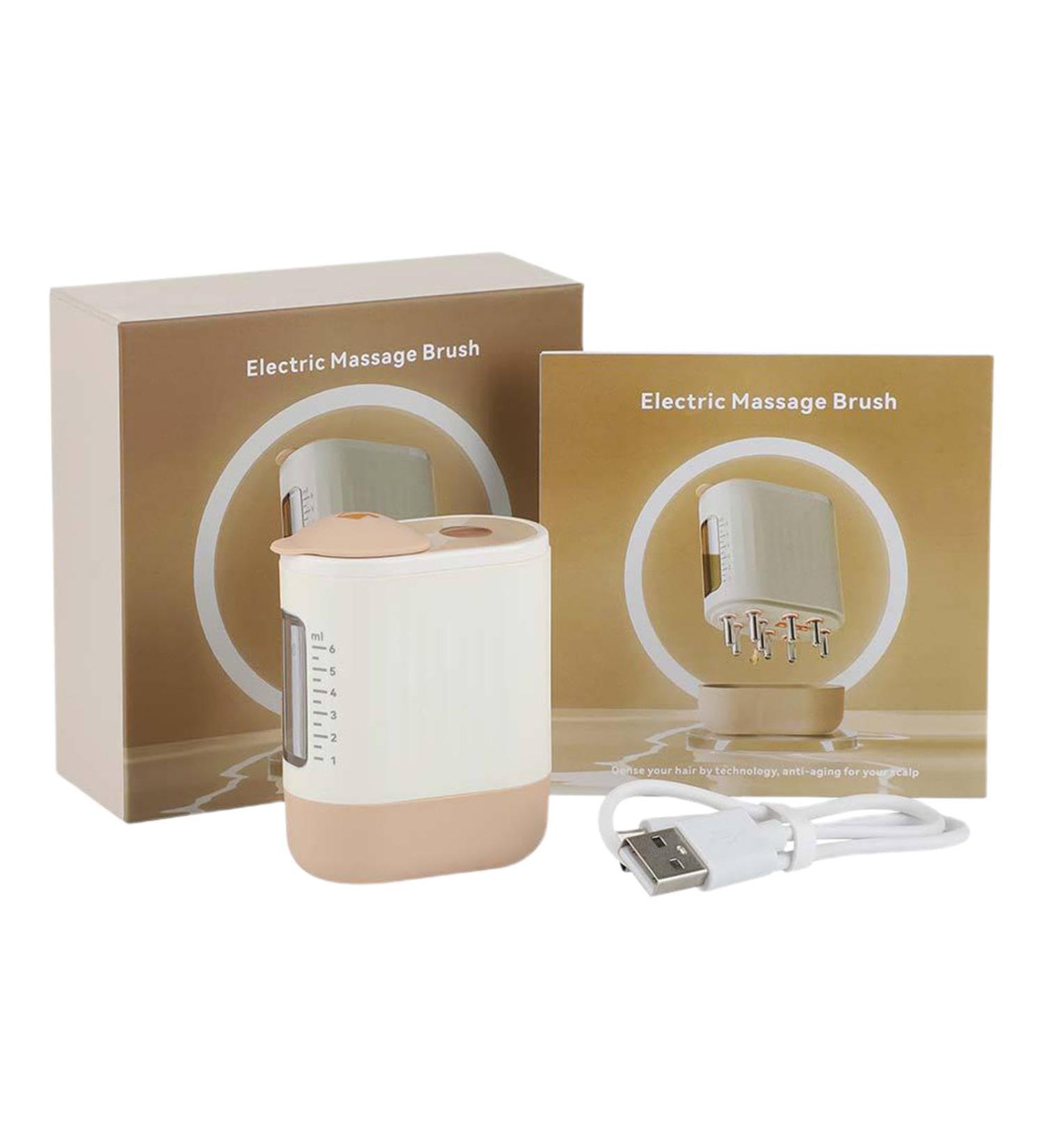 Mimoqk Vibrating hair oil applicator 2-in-1 hair oil applicator with a 6ml capacity scalp treatments hair growth massager 2.68x - Buy Online on GoSupps.com