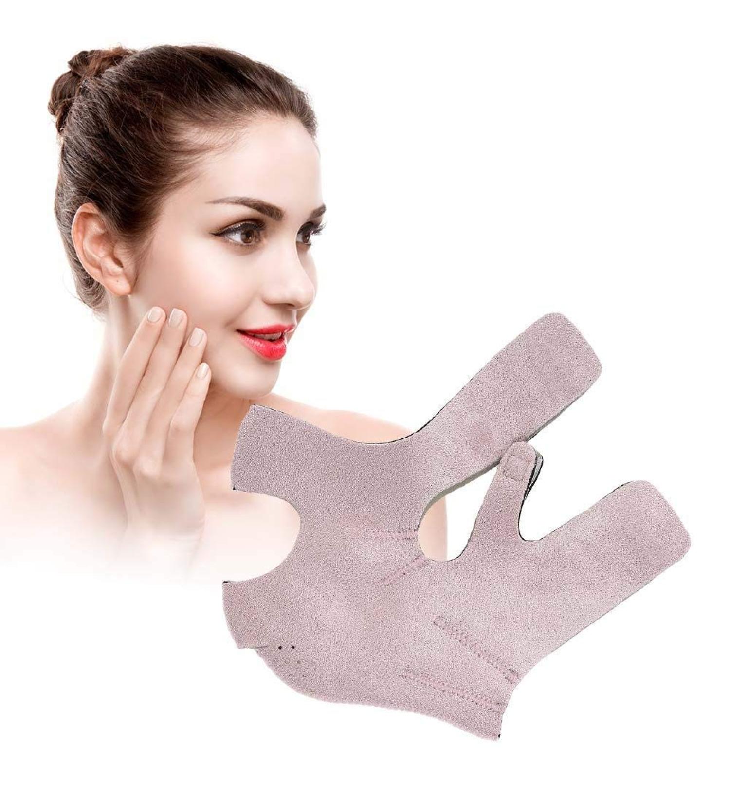 V-Face Facelifting Mask & Massage - Breathable Anti-Wrinkle Tightening Sleep Bandages for Cheeks - Buy Online on GoSupps.com