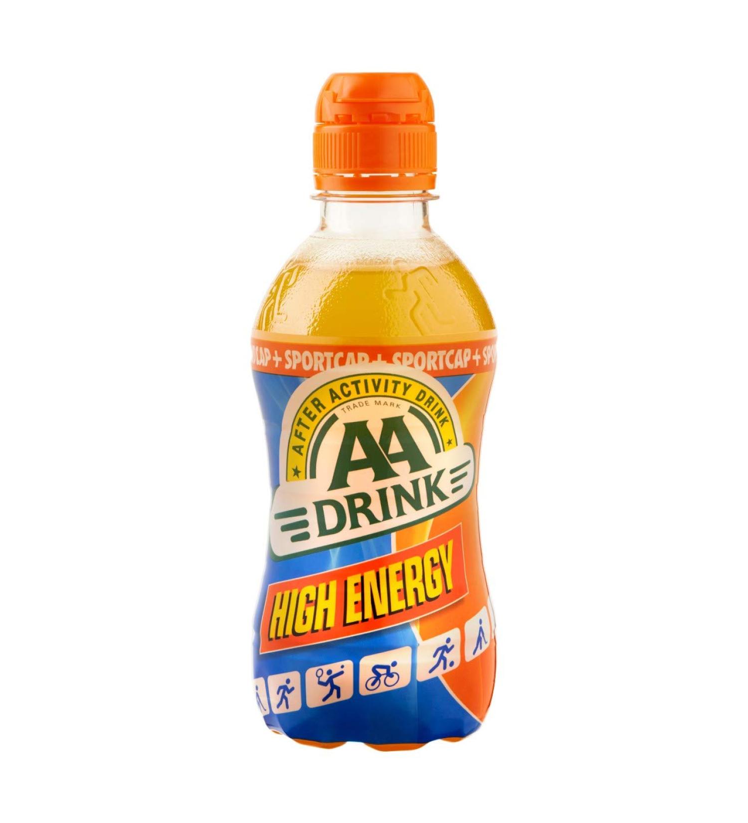 AA Drink High Energy Sports Drink - 24 PET Bottles x 33 cl