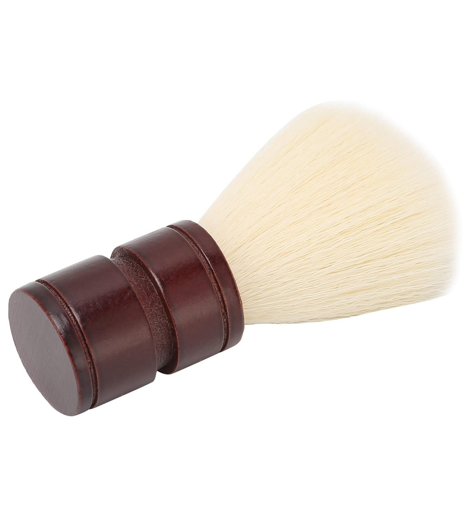 Men's Shaving Brush - Soft Nylon Wool Wooden Handle | Professional Beard Grooming Tool for Optimal Beard Cleaning - Buy Online on GoSupps.com