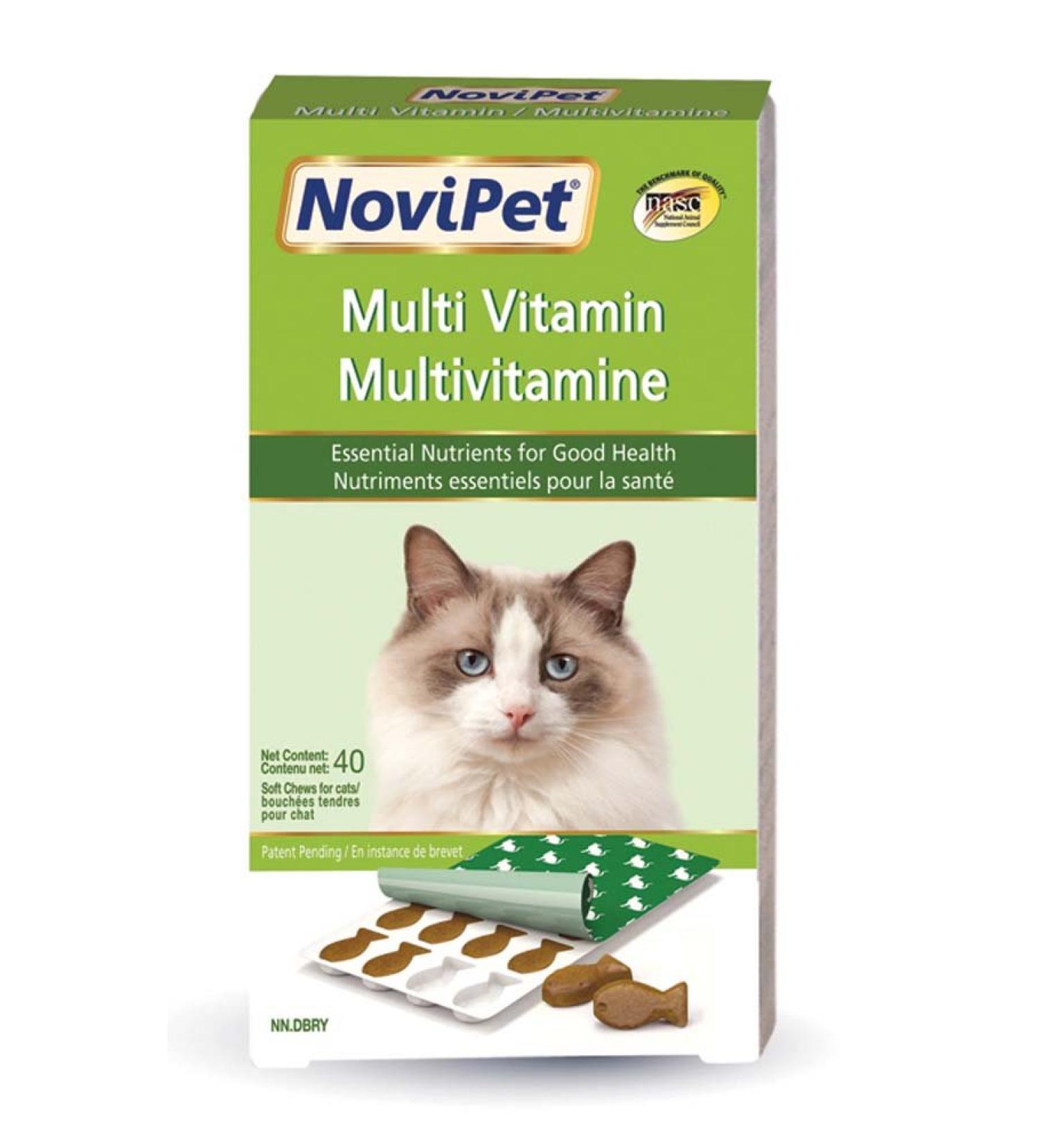 NoviPet 472670 Multi-Vitamin for Cats /40 Unit