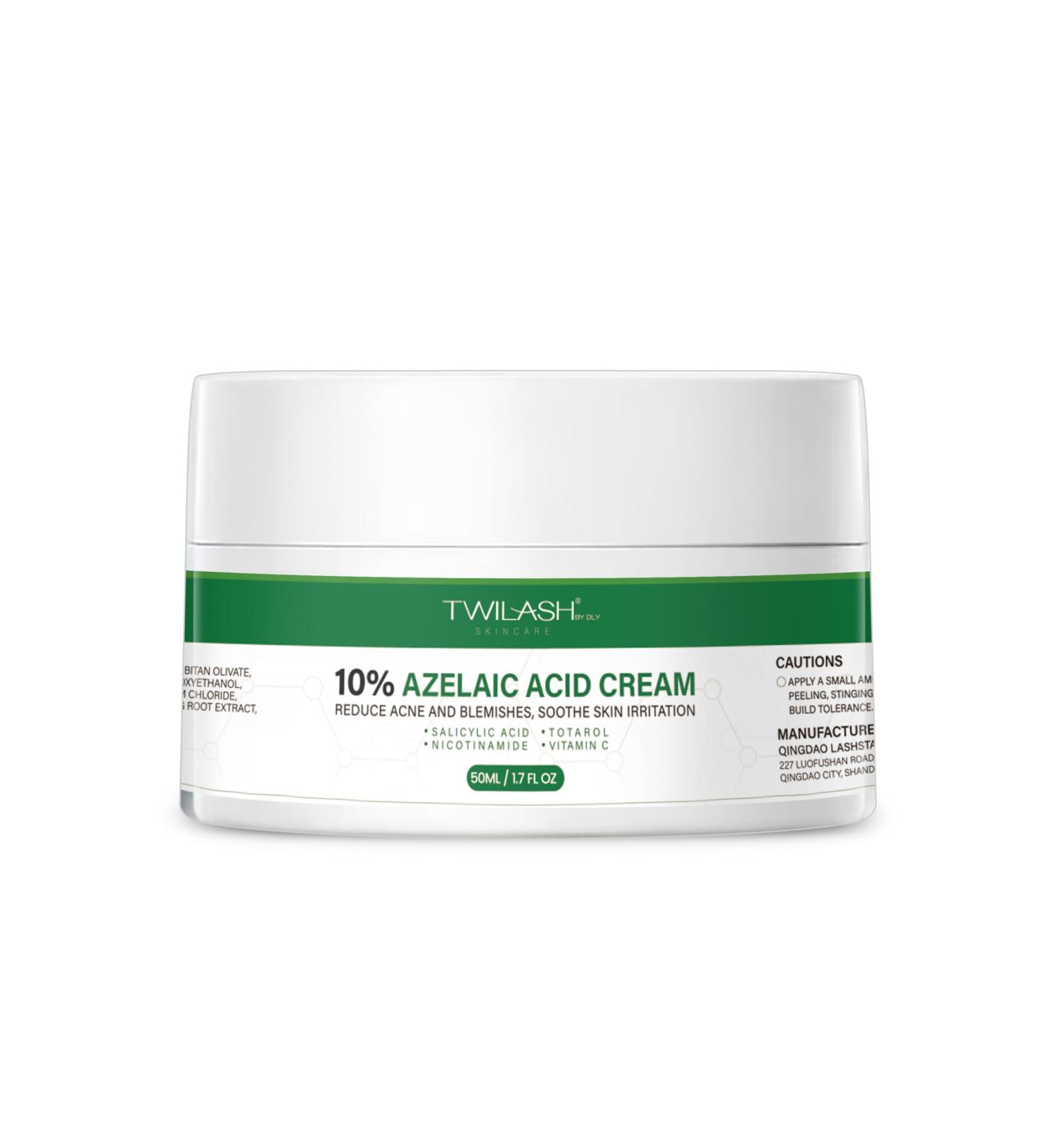 10% Azelaic Acid Cream - Acne Treatment Redness Relief & Skin Soothing | 1.7 fl oz (50ml - Buy Online on GoSupps.com