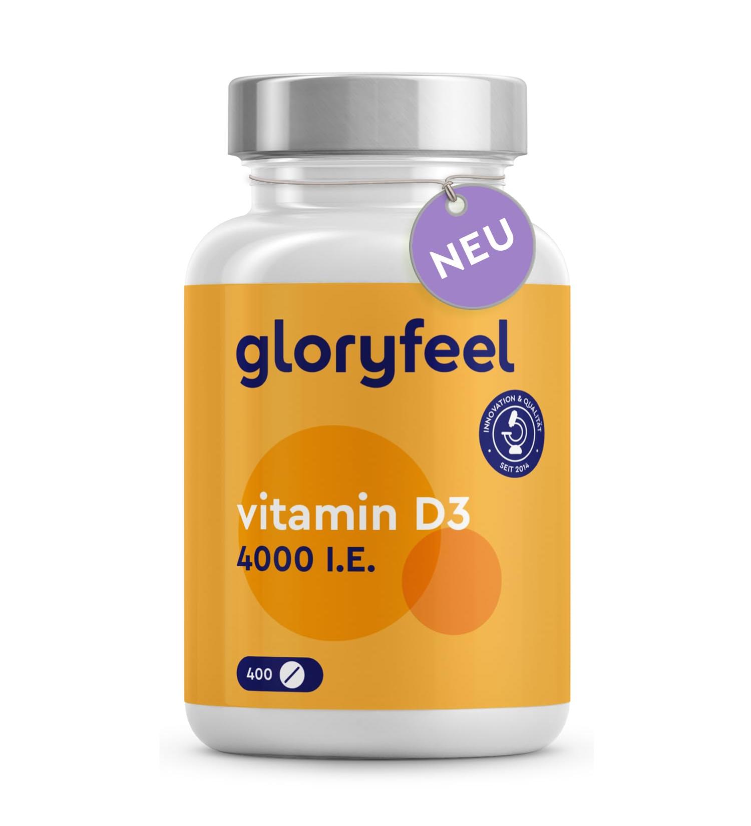Buy Vitamin D3 4000 I.E. - 400 Tablets for Strong Bones & Immunity | 100% Vegetarian Long-Lasting Supply - Buy Online on GoSupps.com