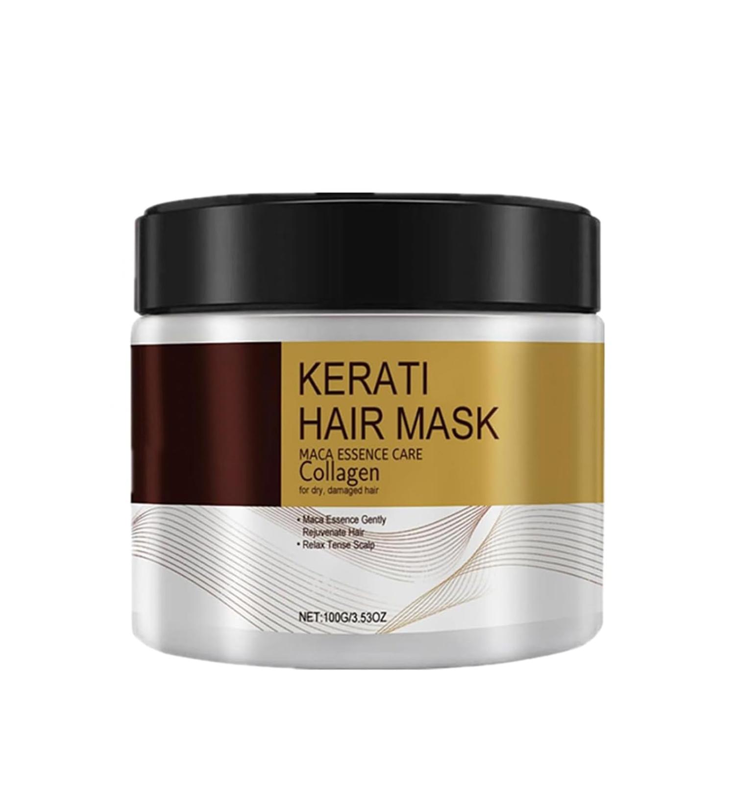 Collagen Hair Treatment Collagen Hair Mask Conditioning Argan Oil Hair Mask Keratin Hair Mask Collagen Treatment Deep Repair Conditioner Hair Masks for Dry Damaged Hair - Buy Online on GoSupps.com