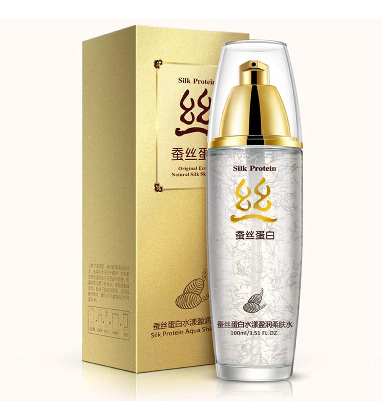 BIOAQUA Natural Silk Protein Moisturizing Cream 100ml | Refreshing Skin Rejuvenation | International Shipping Available - Buy Online on GoSupps.com