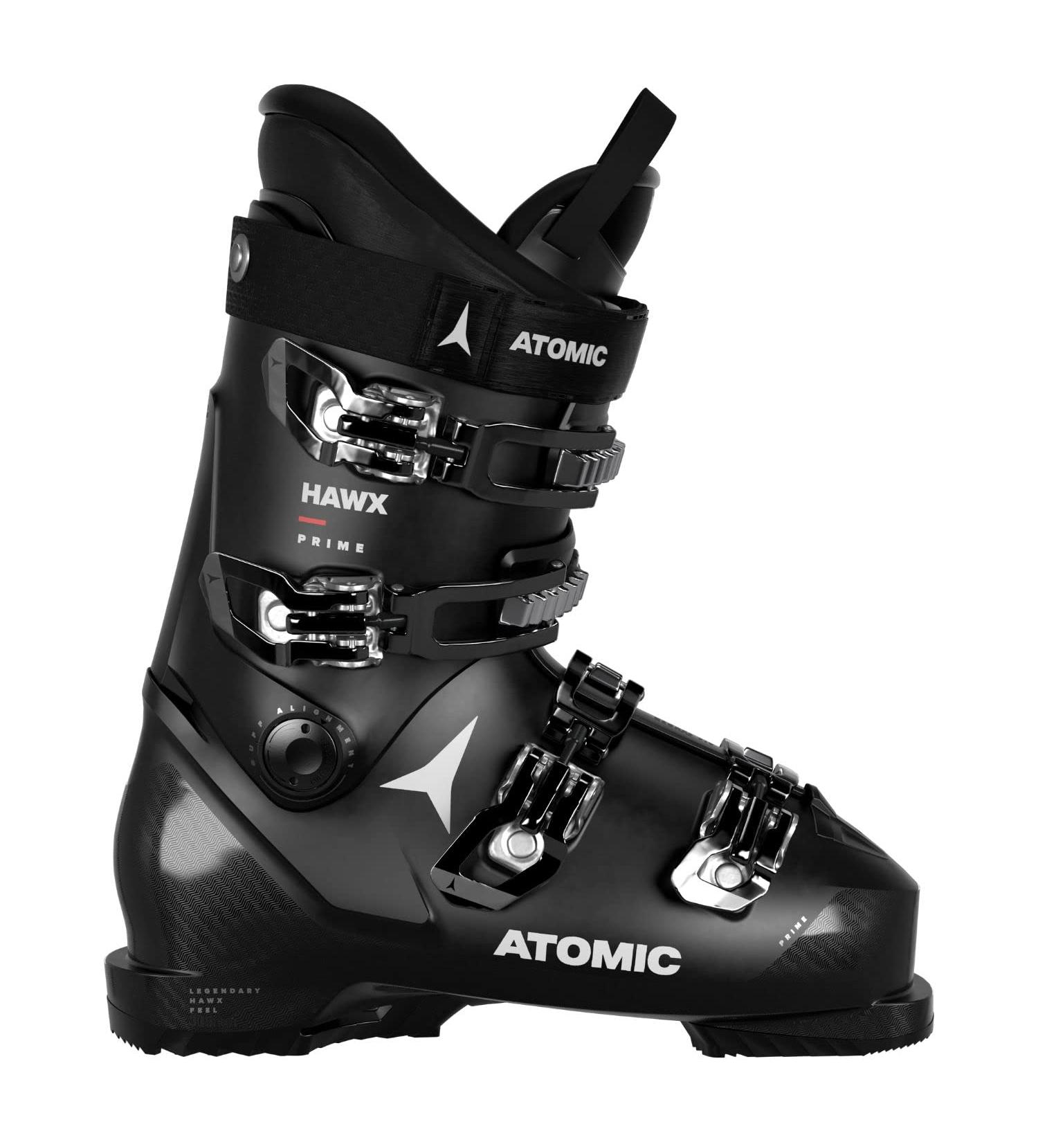 Atomic Hawx Prime Ski Boots - Alpine Black - 3D Ankle & Heel for Precision Fit - Ideal Middle-Wide Ski Boots for Beginners 29/29.5 - Buy Online on GoSupps.com