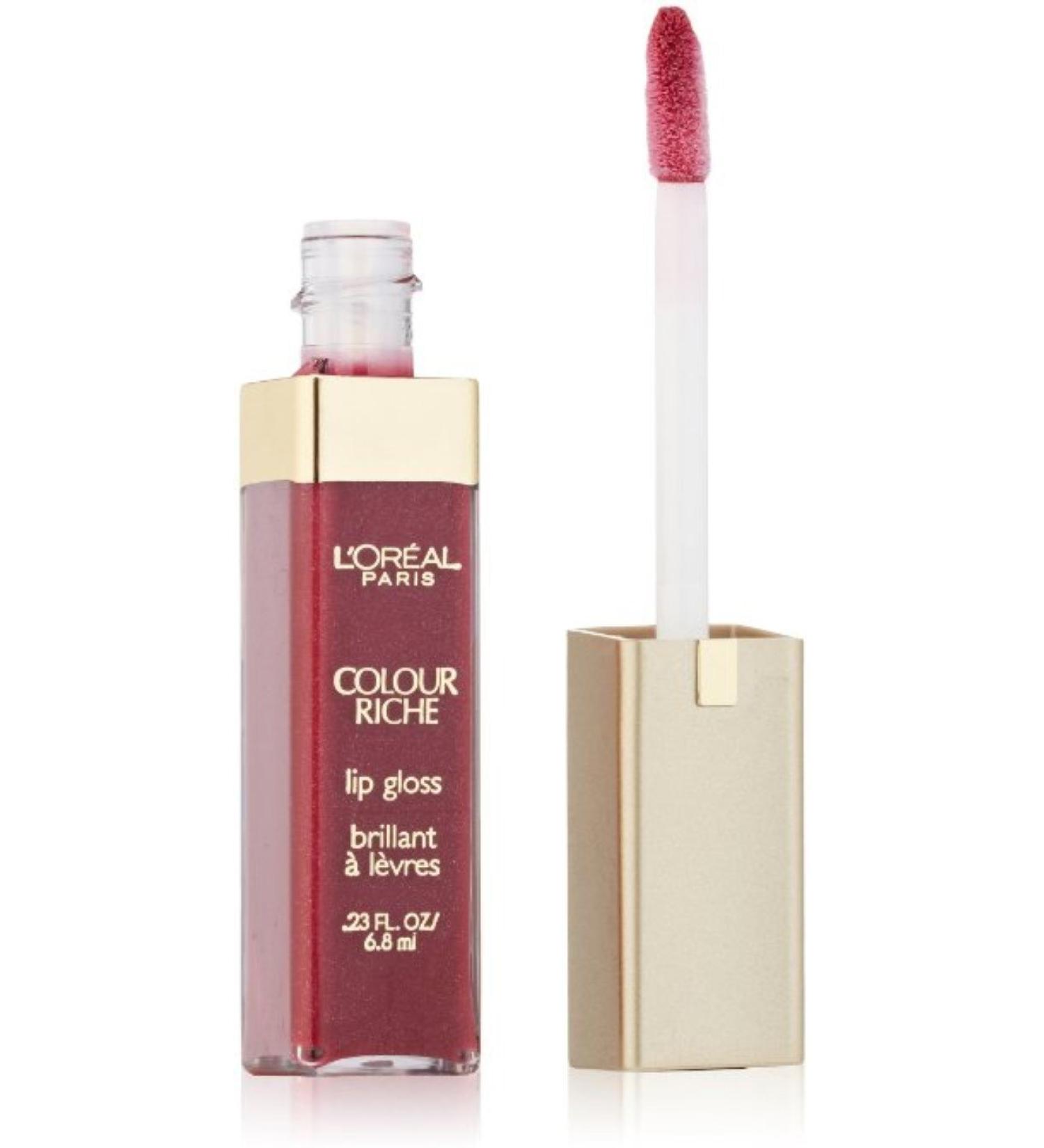 L'Or al Paris Colour Riche Lip Gloss  Rich Plum  0.23 fl. oz.
