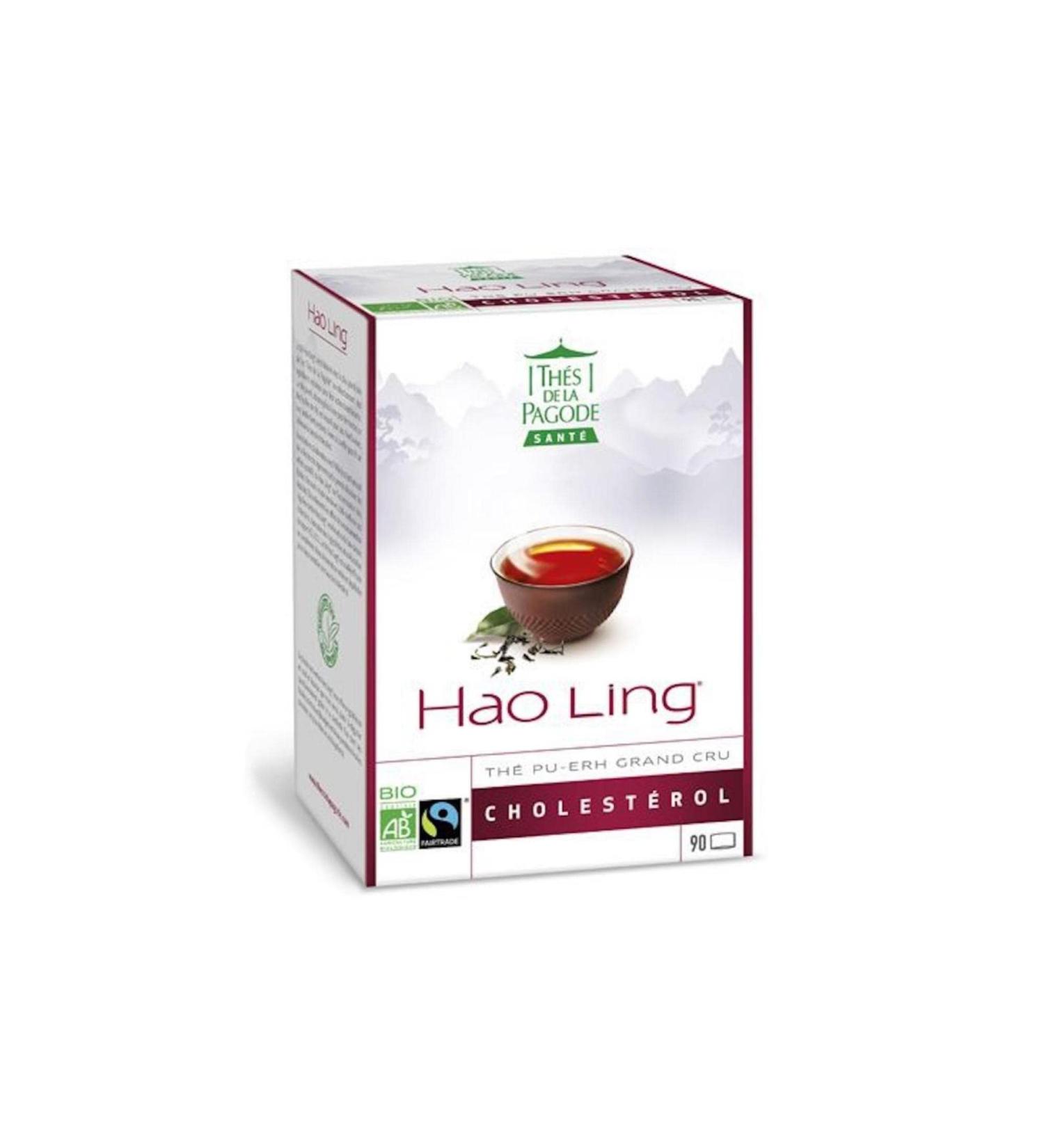La Pagode Tea Hao Ling Organic Fair Trade Tea - Practical and Economical Format - Cholesterol Regulates - 90 Tea Infusers - Buy Online on GoSupps.com