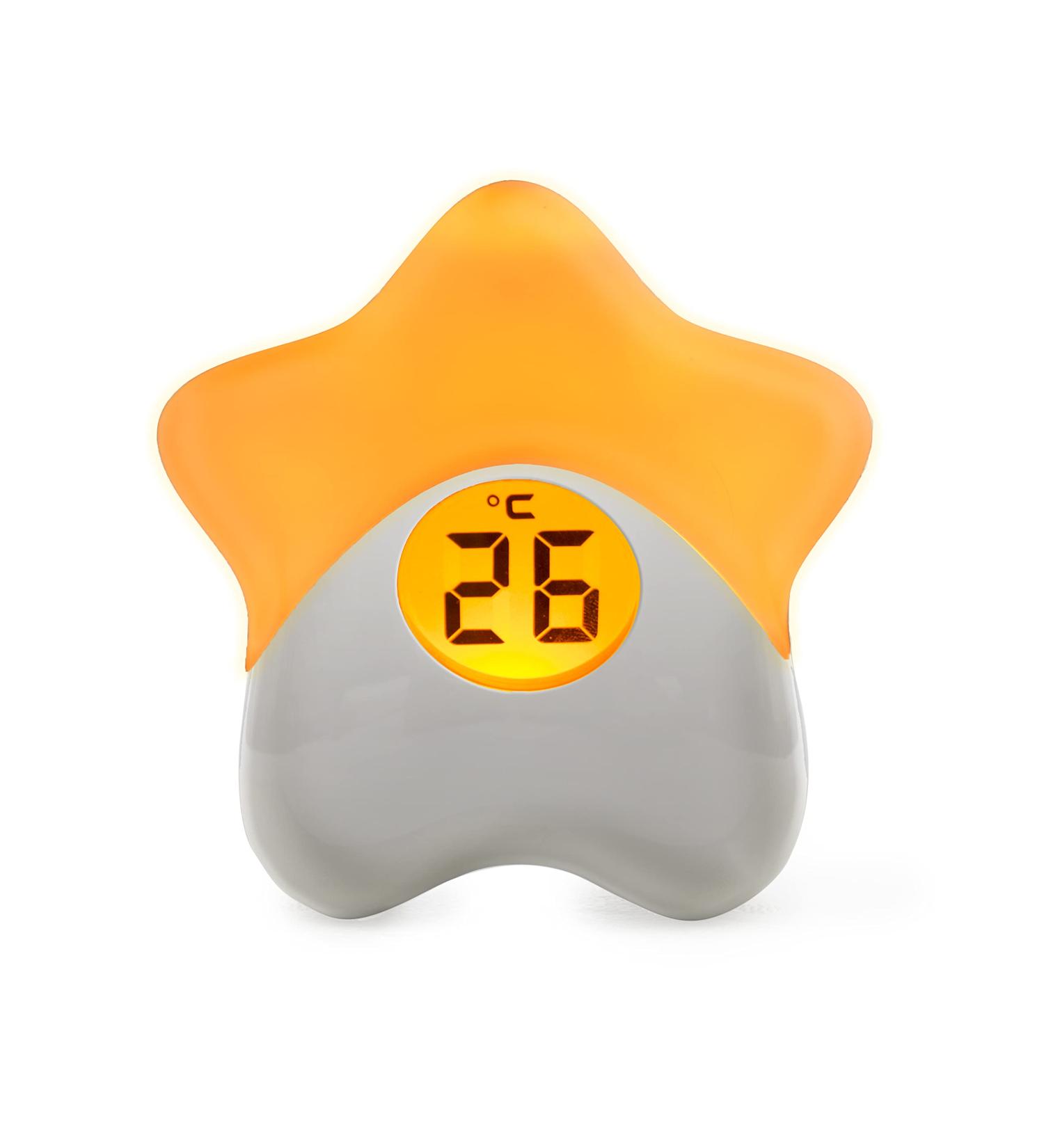Purflo Starlight Colour Changing Baby Room Thermometer | USB Rechargeable Digital Temperature Monitor - Buy Online on GoSupps.com