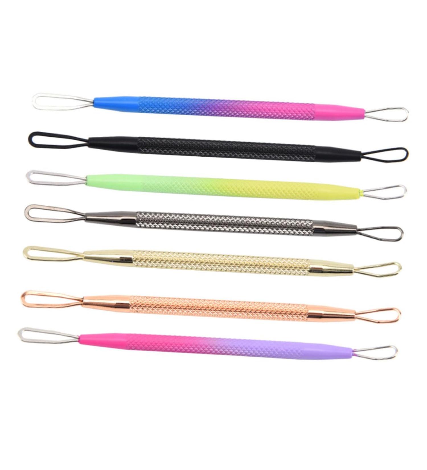 Balacoo 7pcs Double-headed Extrusion Ring Beauty Tools Blackhead Removal Blackhead Removers Stainless Steel - Buy Online on GoSupps.com