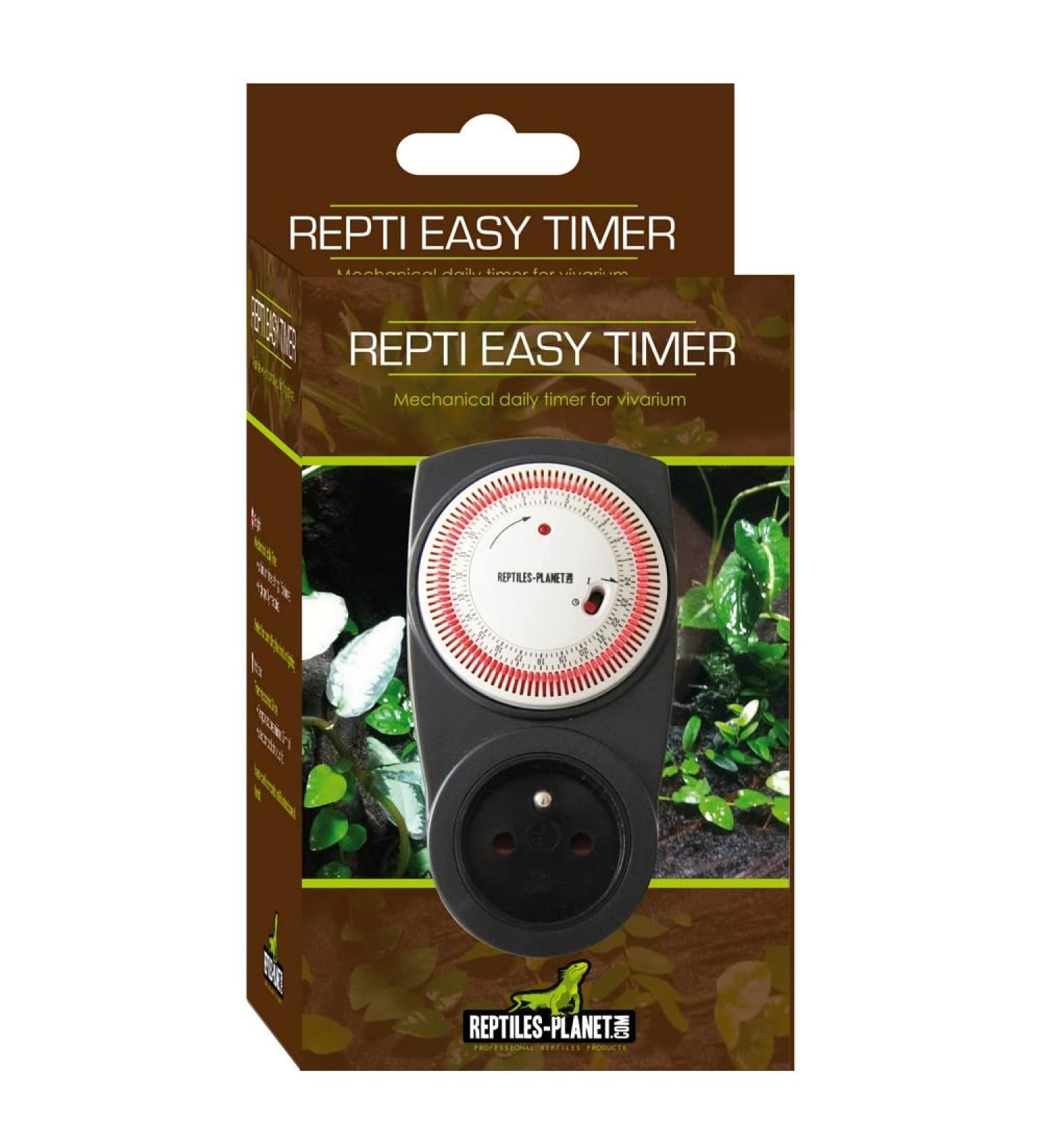 Repiles Planet Slightly Timer Black - Premium Reptile Habitat Accessories | International Shipping Available - Buy Online on GoSupps.com