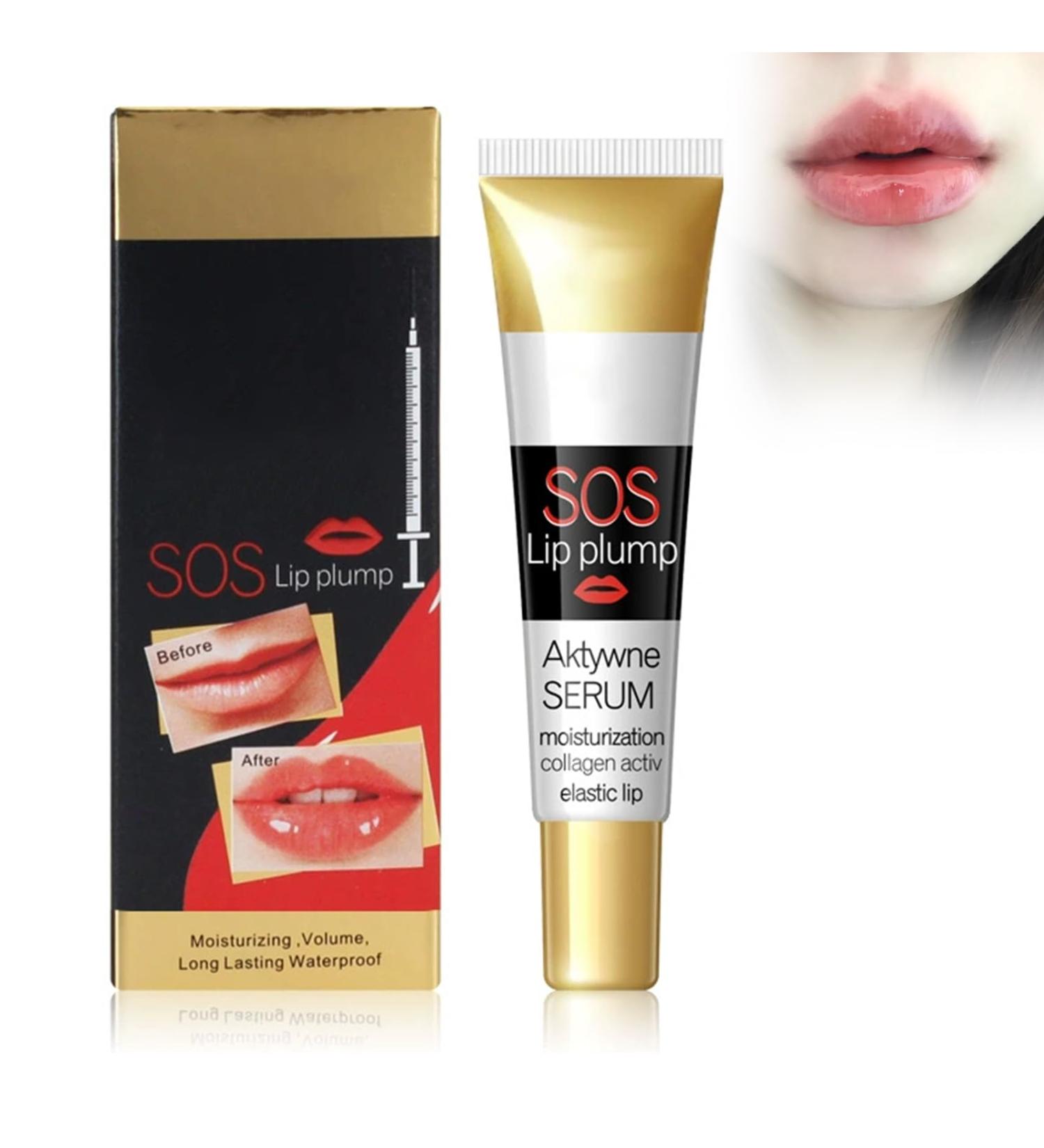 Lip Plumper Gloss Volumizing Lip Serum lip gloss Lip Enhancer and Lip Care Serum moisturizes and reduces wrinkles leaves the lips fuller and moisturizing 5 ml lip mask 12 - Buy Online on GoSupps.com