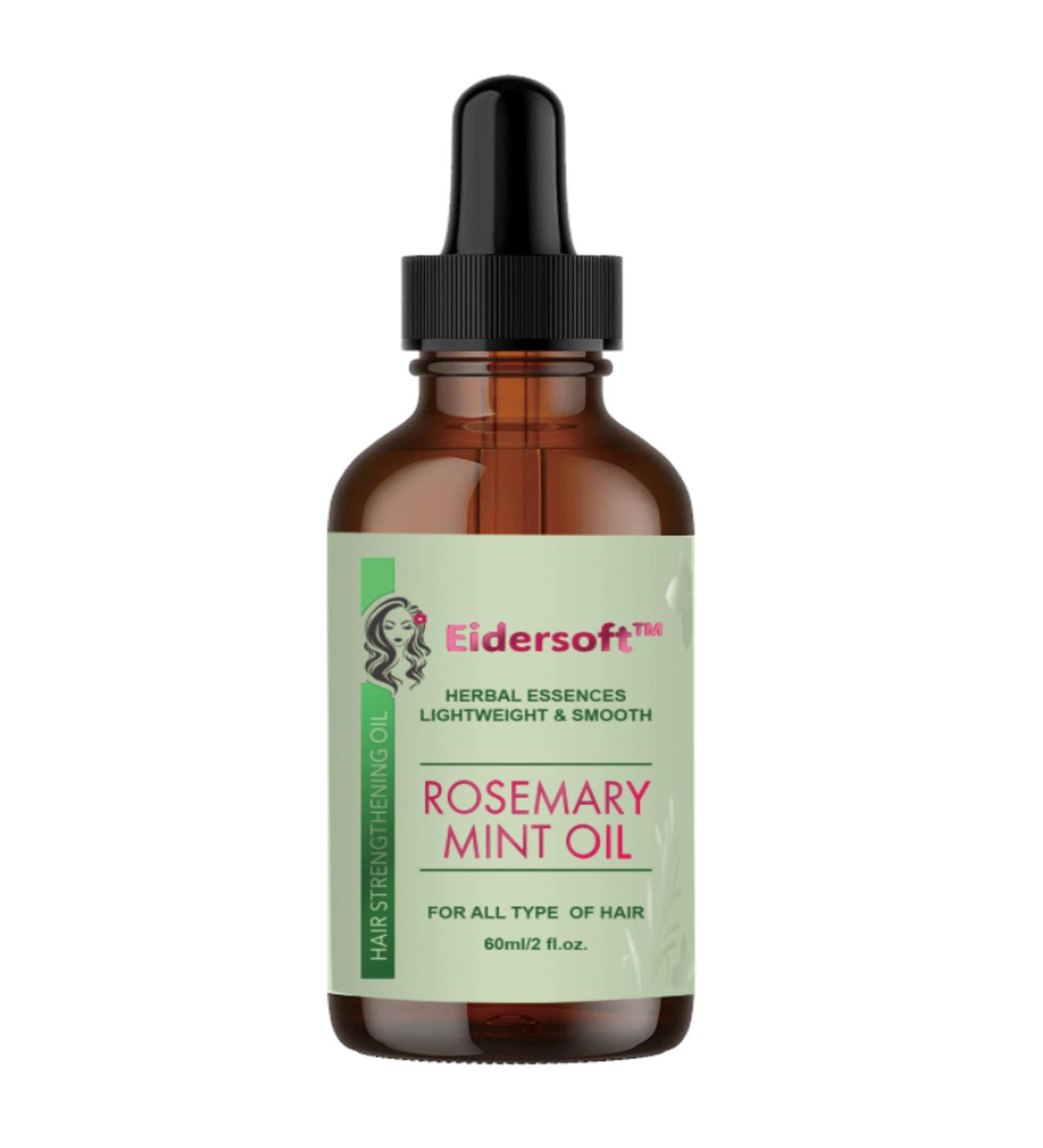 Rosemary Mint Scalp & Hair Oil - Organic Fast Growth Reduce Hair Loss Healthy Scalp Care | 100% Pure Non-Greasy Formula - 2 fl oz - Buy Online on GoSupps.com
