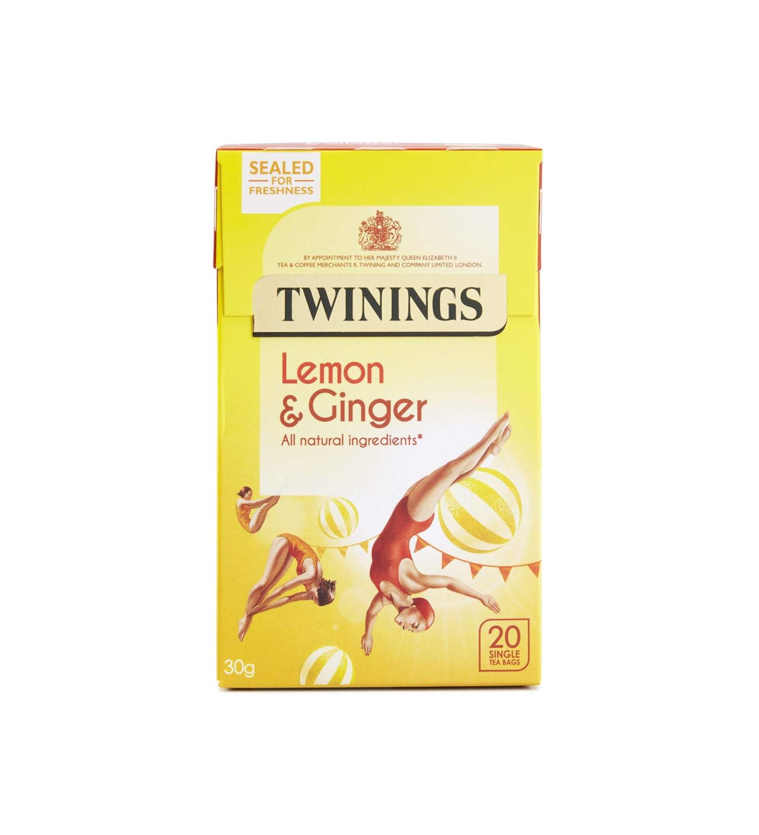 Twinings Twinings (UK) Lemon & Ginger Infusion 20 Tea Bags