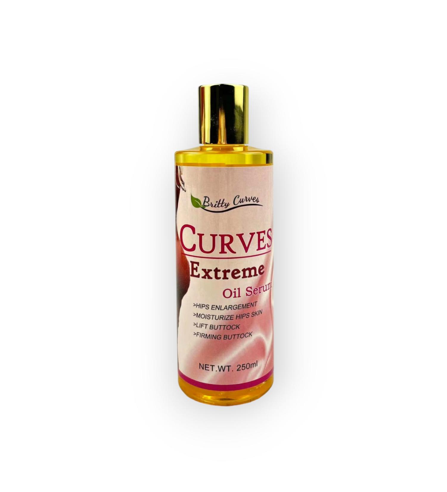 Britty Curves Extreme Oil Serum for Hip Enlargement & Buttock Firming - 8.45 fl oz | International Shipping Available - Buy Online on GoSupps.com