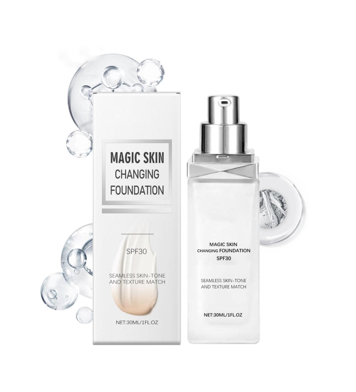  Whnbuij Color Changing Foundation Skin Changing Foundation Moisturizing Foundation Warm Complexion Warm Foundation Waterproof Foundation for Women Old Woman Mom - Buy Online on GoSupps.com