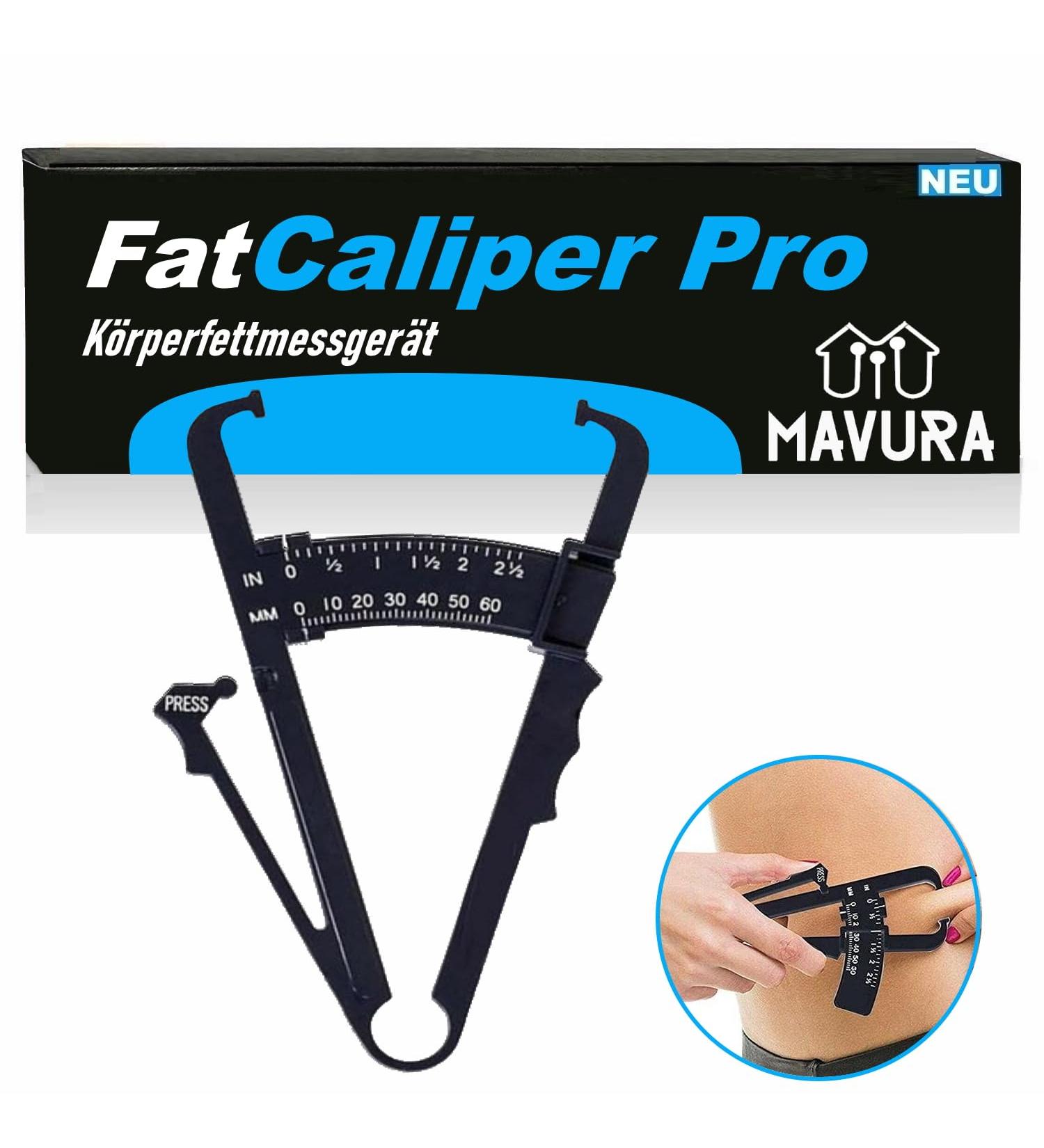 FatCaliper Pro: Accurate Body Fat Measuring Device & Online Calculator | Fat Caliper Fat Meter Body Fat Measurement Tool - Buy Online on GoSupps.com