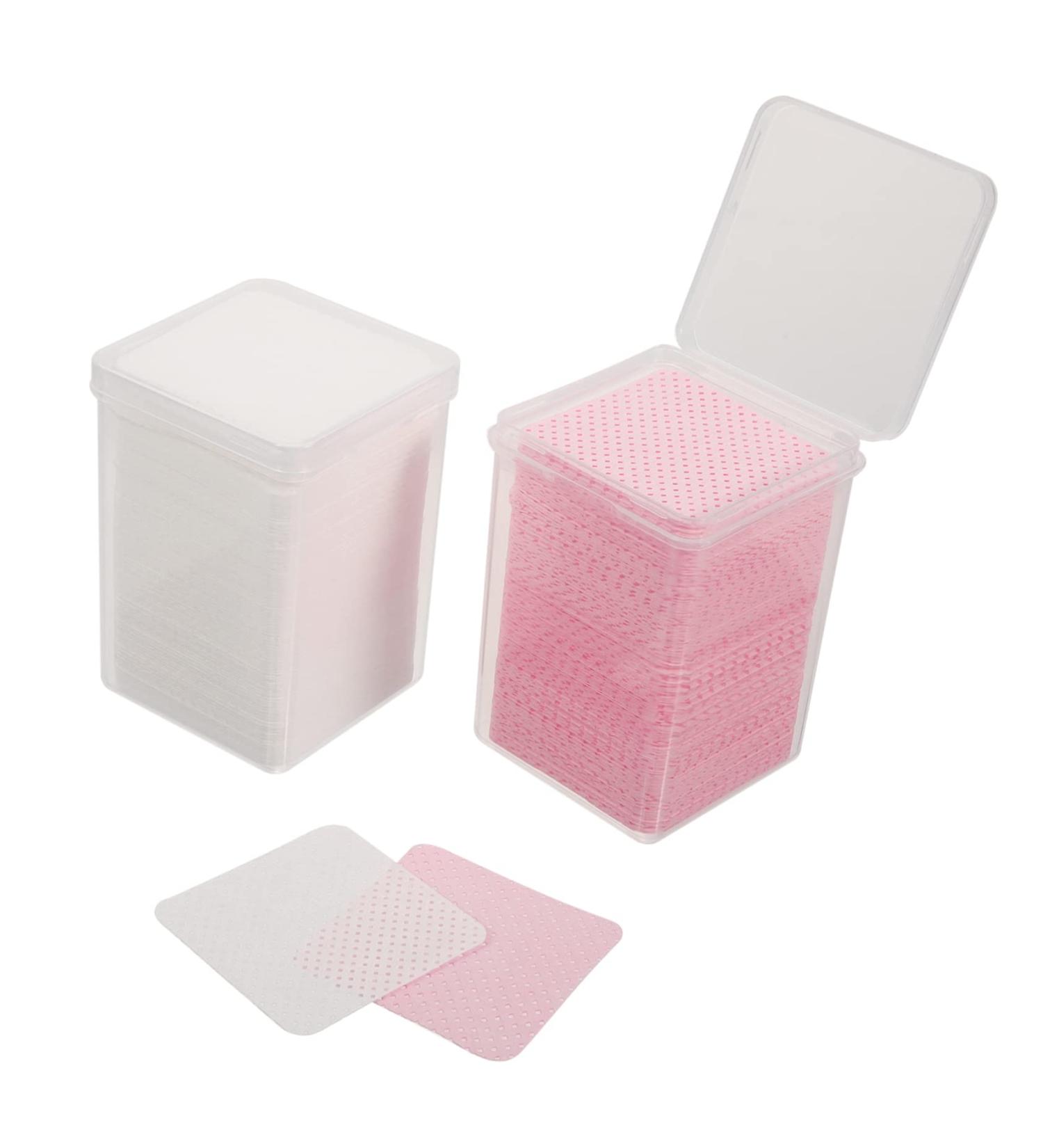 Beavorty 2 Boxes Eyelash Wipes Eyelash Glue Removing Pads Nail Polish Remover Pads Gel Nail Polish Remover Glue for Nail Charms Nail Polish Cleaning pad Adhesive Plastic No Shedding - Buy Online on GoSupps.com