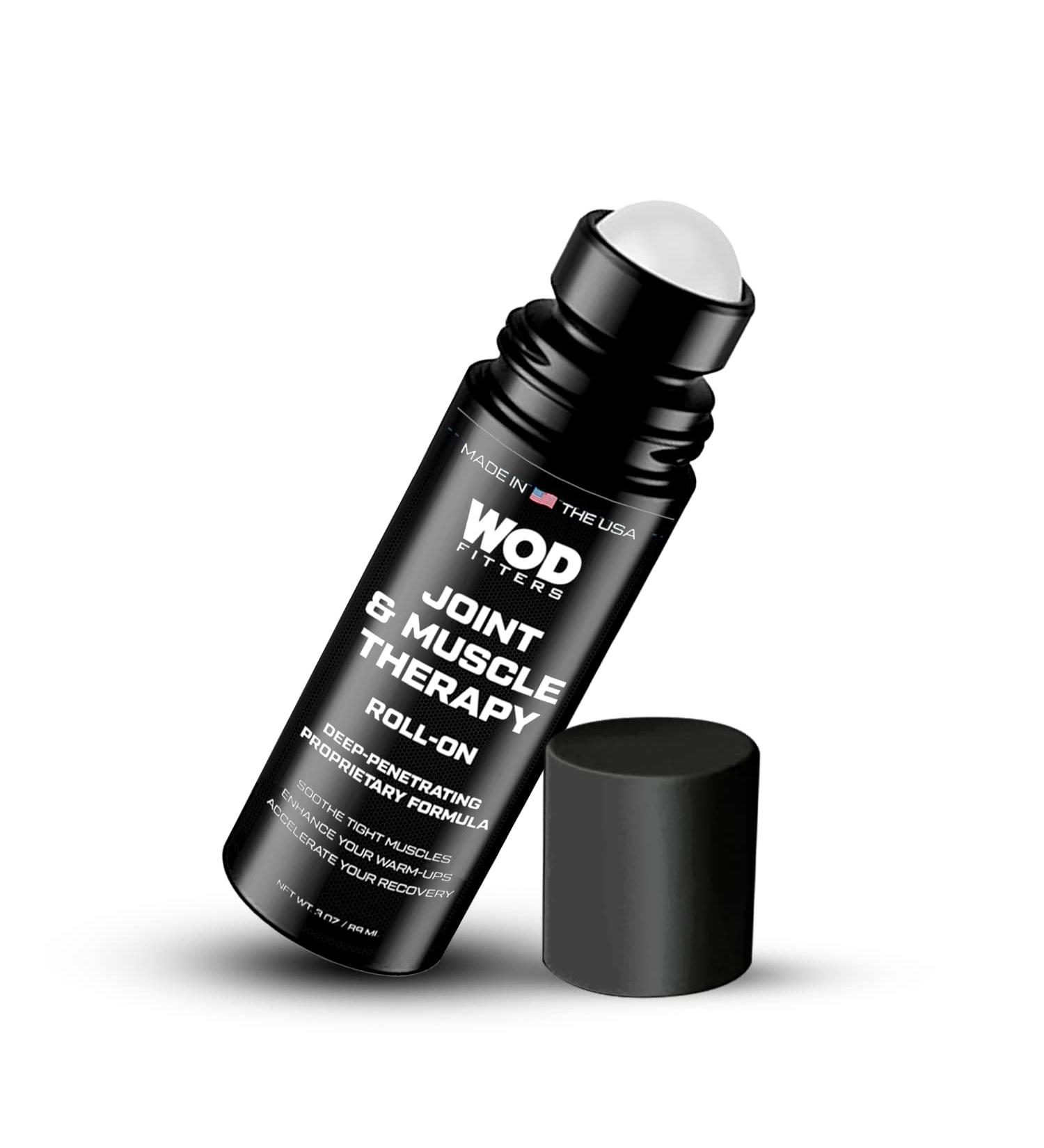 WODFitters Joint & Muscle Therapy Roll On - 3 oz | Premium Recovery for Hips Knees Hands & Feet - Buy Online on GoSupps.com