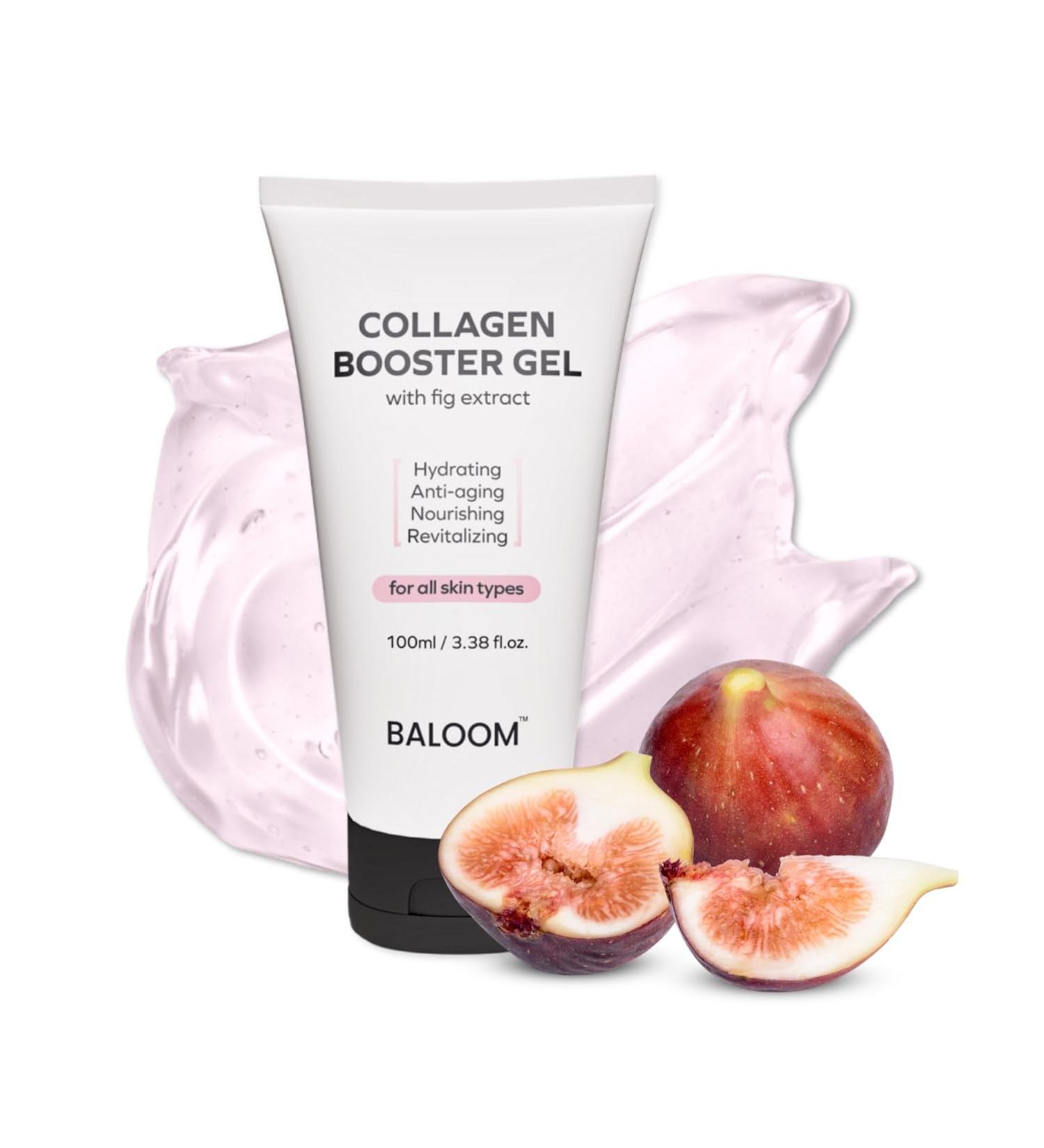 BALOOM Collagen Booster Gel Serum for Korean Skin Care & Microcurrent Face Massagers Filled With Collagen Capsules Hydrating & Nourishing & Revitalizing Facial Gel for Skin Care 3.38 Fl Oz - Buy Online on GoSupps.com