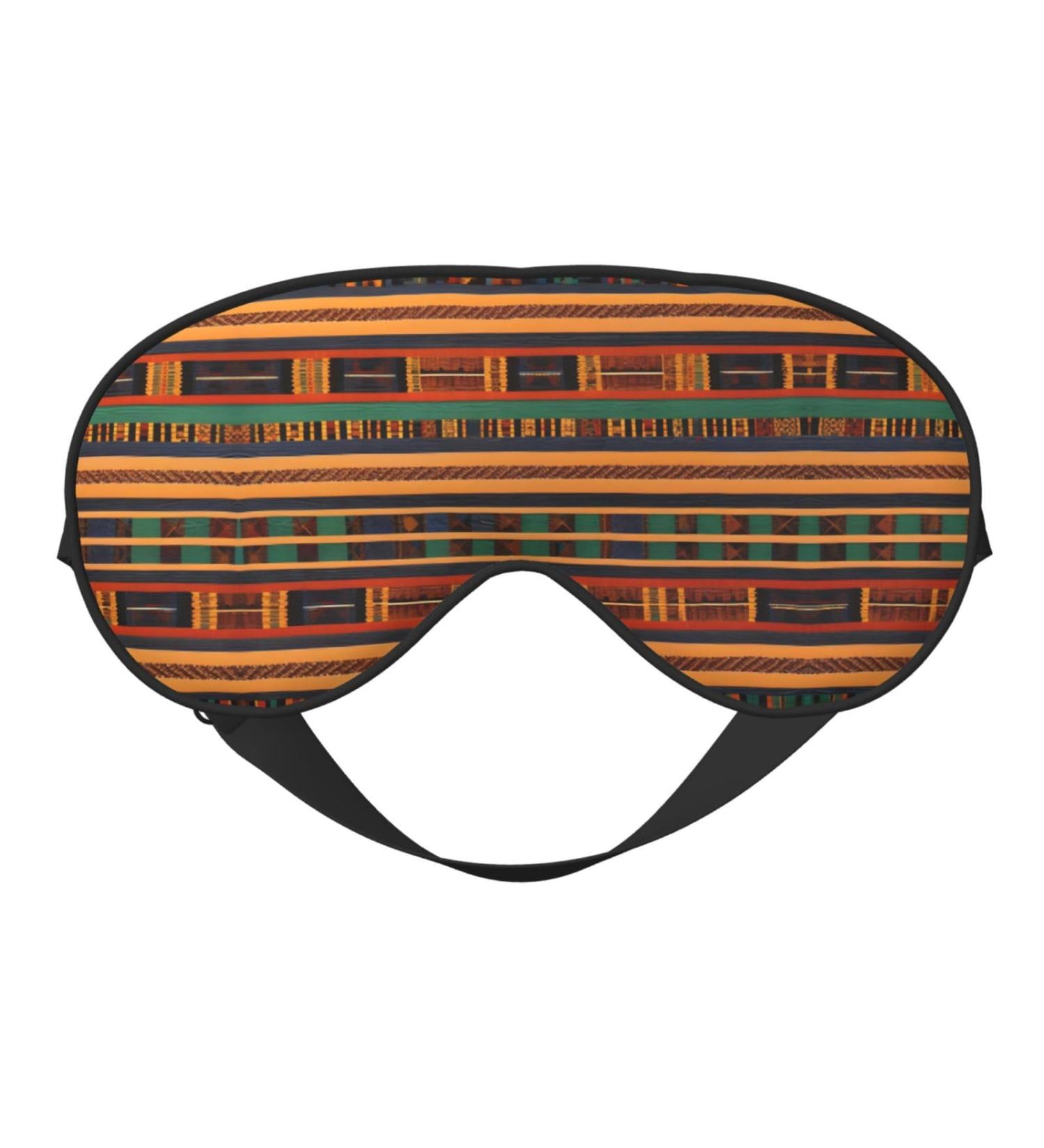 Buy African Weaving Mask for Deep Sleep & Relaxation Adjustable Soft Blindfold for Travel & Meditation - International Shipping Available - Buy Online on GoSupps.com
