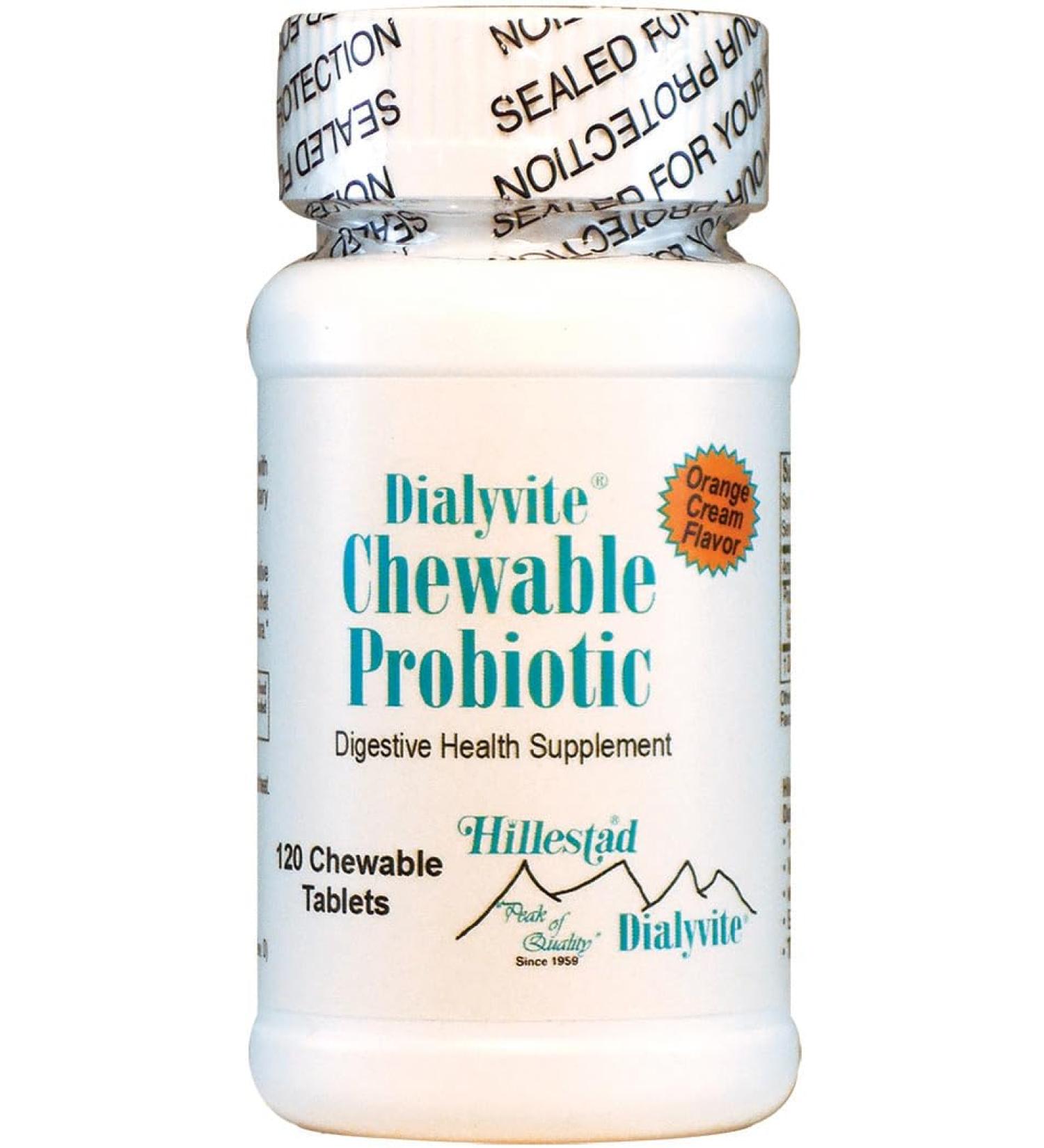 Dialyvite Chewable Probiotic - 120 Tablets