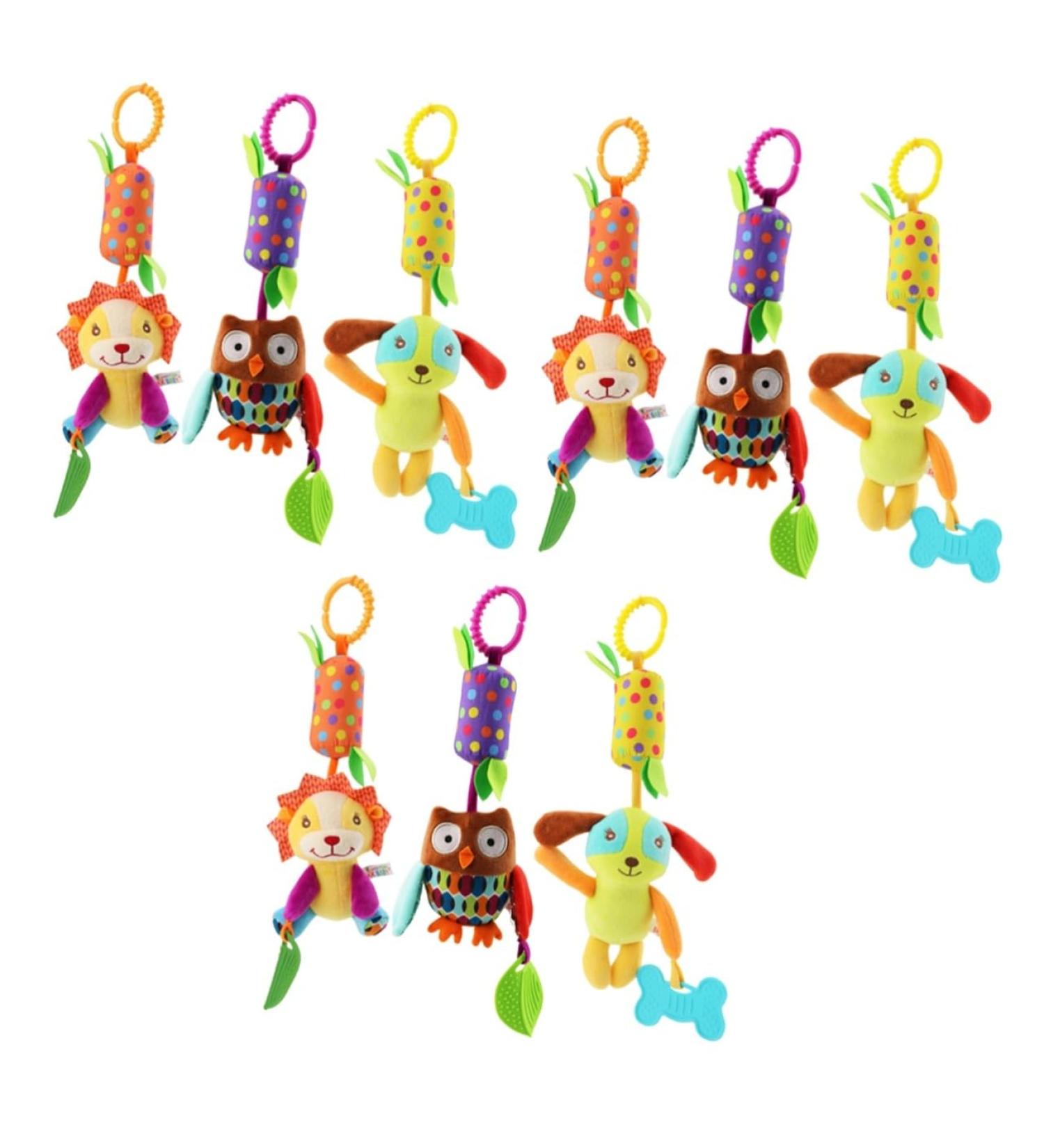 Shop Abaodam 9 STK Cartoon Baby Bed Bells Toy | Best Toddler Toys for International Shipping - Buy Online on GoSupps.com