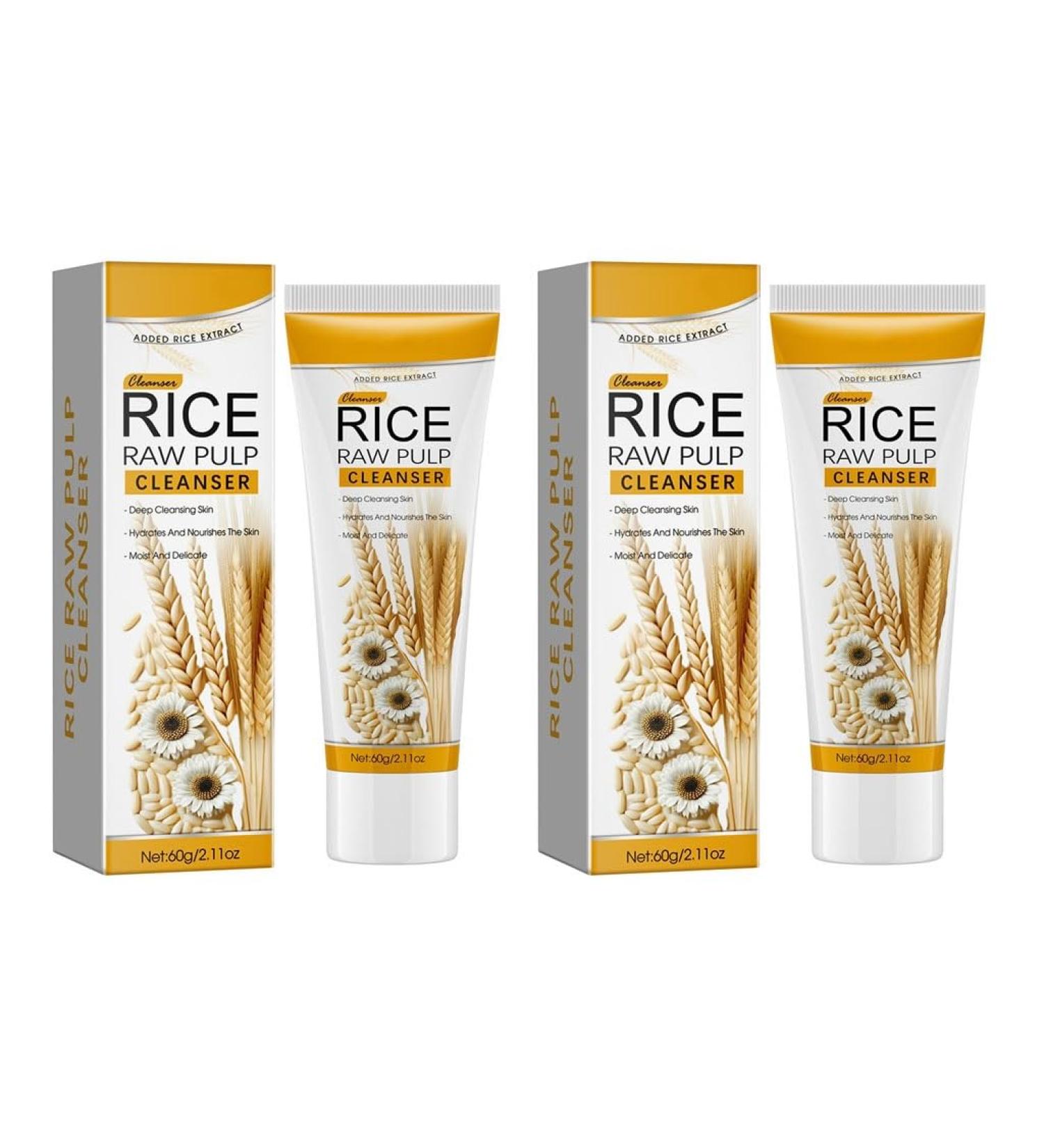 Nettoyant Moussant Doux For Le Visage - Nettoyage En Profondeur Des Pores limination De L'acn Et Taches Hydratation Une Peau Lumineuse Lisse Douce(2PCS) - Buy Online on GoSupps.com