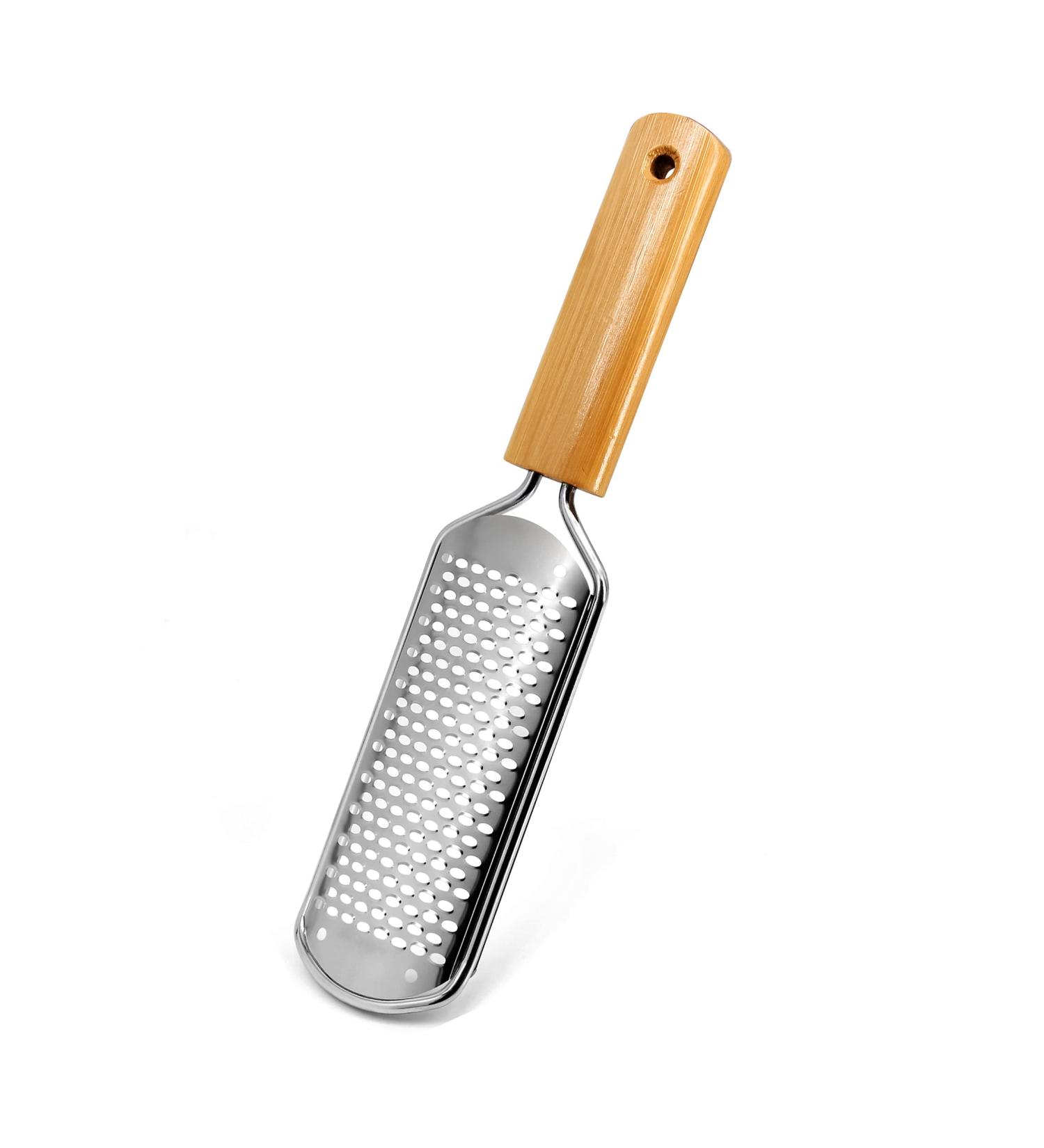 Professional Foot File with Wooden Handle - Hard Skin & Callus Remover for Perfect Pedicure - Buy Online on GoSupps.com