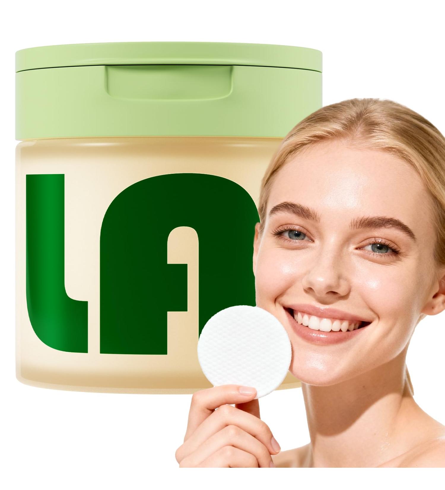 100 Count Toning Polish Pads Skincare Toner Pads for Dark Spots Wrinkles & Dull Skin - Hydrating Facial Treatment with Snail Mucin Niacinamide Peptides & Centella - Buy Online on GoSupps.com