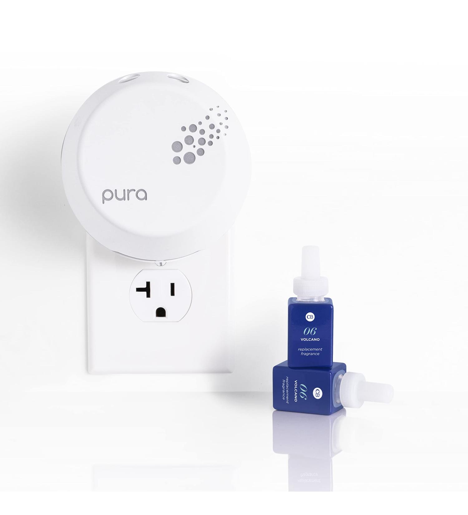 Capri Blue Pura Smart Home Diffuser Kit with Volcano Fragrance Refills - App-Controlled Aromatherapy Diffuser for Home - Buy Online on GoSupps.com