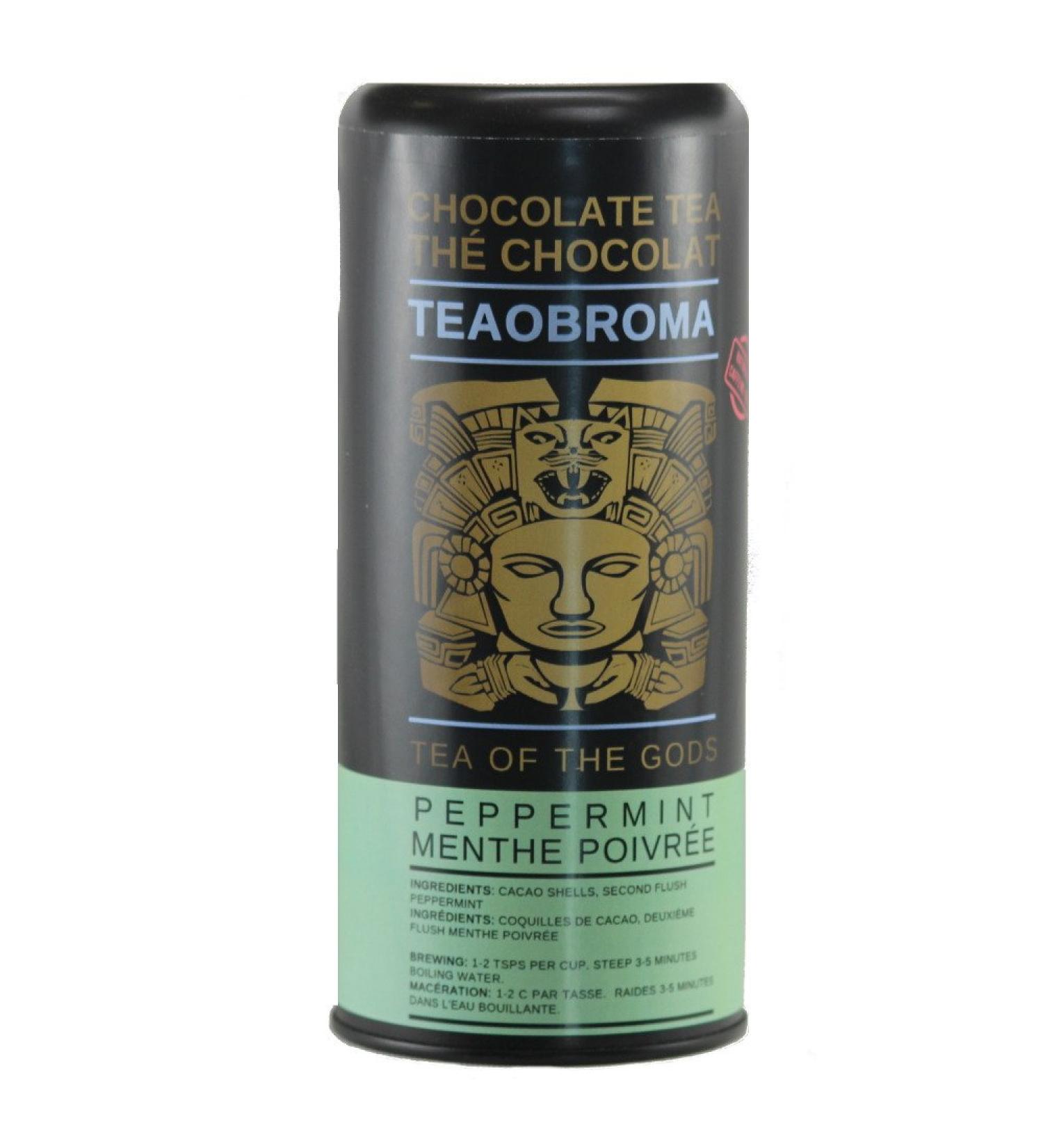 Teaobroma Peppermint Chocolate Tea 110g Tin Peppermint Chocolate 110g Tin