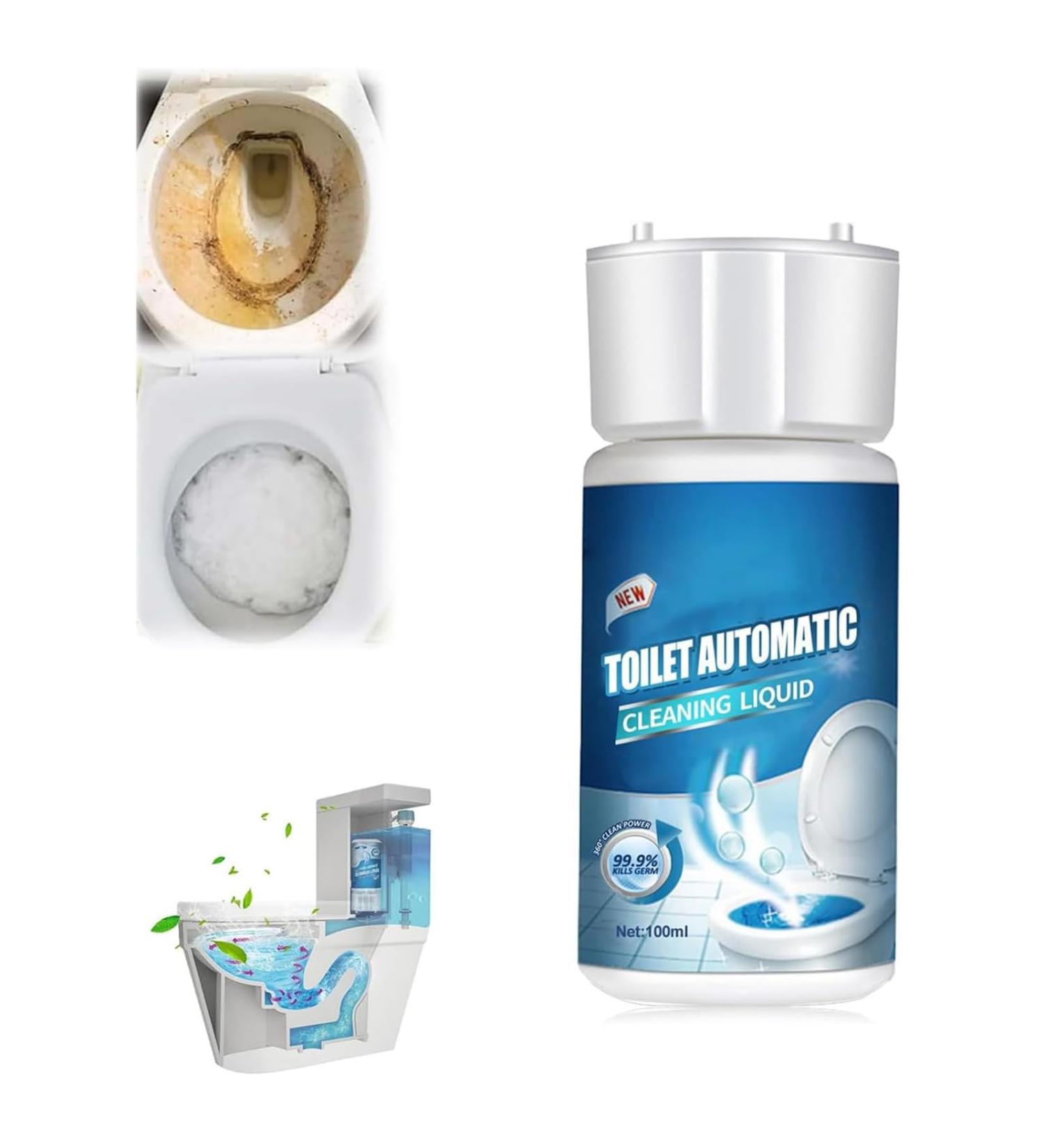 Splash Foam Toilet Cleaner Splash Toilet Cleaner Toilet Active Oxygen Agent Toilet Automatic Cleaning Liquid Splash Cleaner Foaming for Toilet For Home Bathroom (1pcs) - Buy Online on GoSupps.com