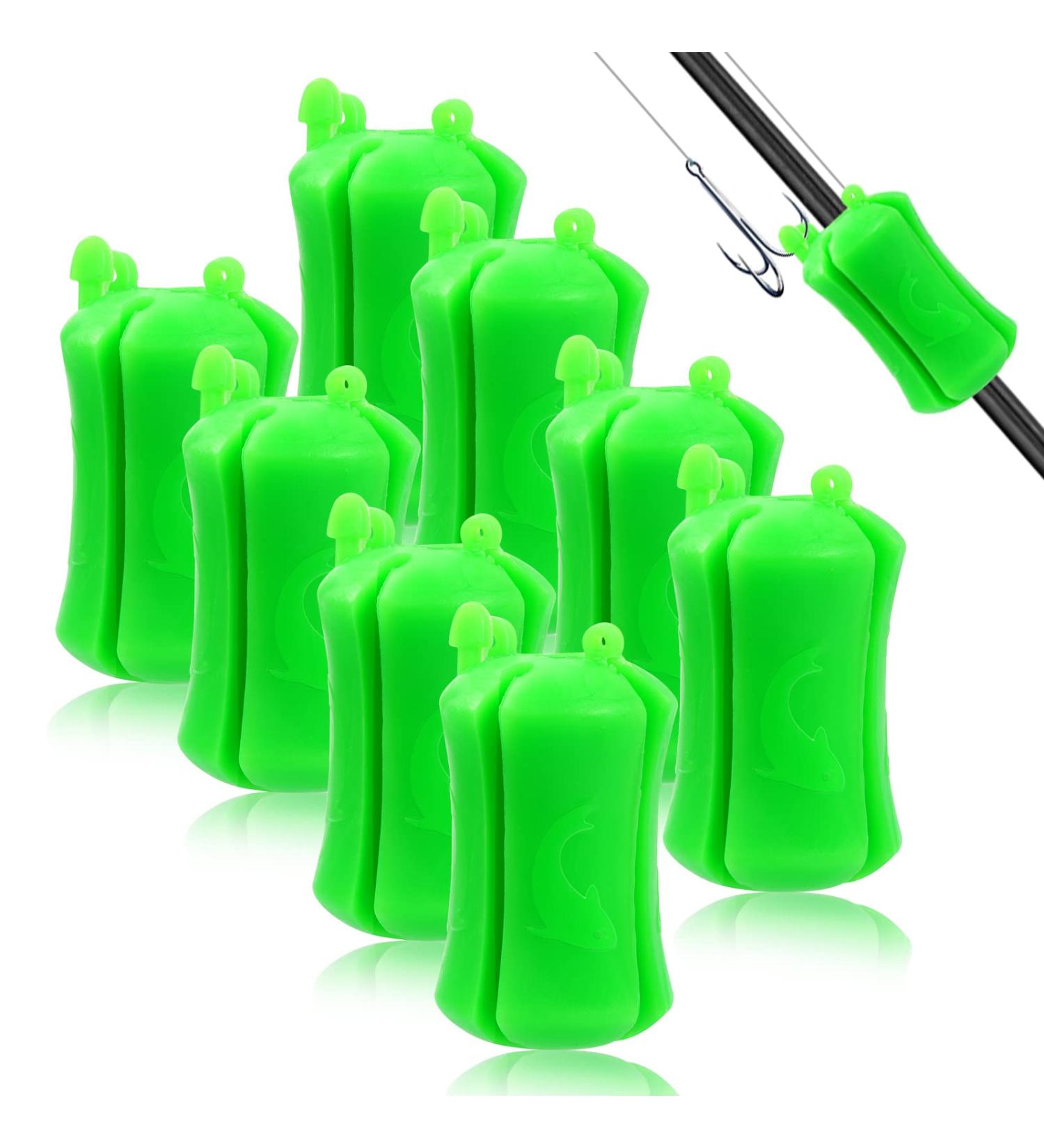 Premium Fishing Rod Protection Fastening 8-Piece Fishing Accessories Set Reusable Holder for Rods Caliber 3/4/6/8 mm - Buy Online on GoSupps.com