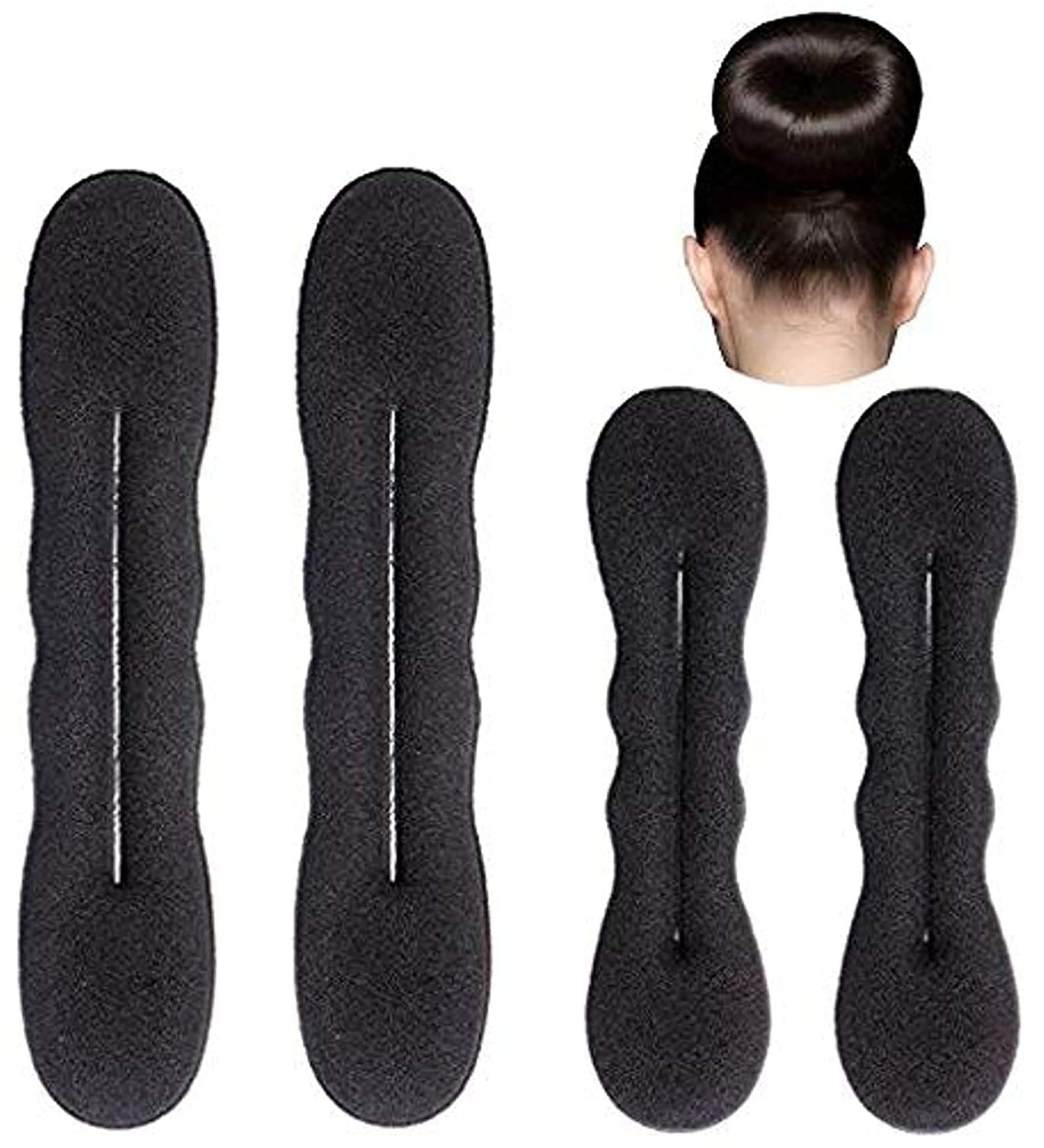 Styla Hair Magic Bun Maker Sponge Set - Easy to Use 2 Small & 2 Large - Perfect for Effortless Hairstyles - International Shipping Available - Buy Online on GoSupps.com