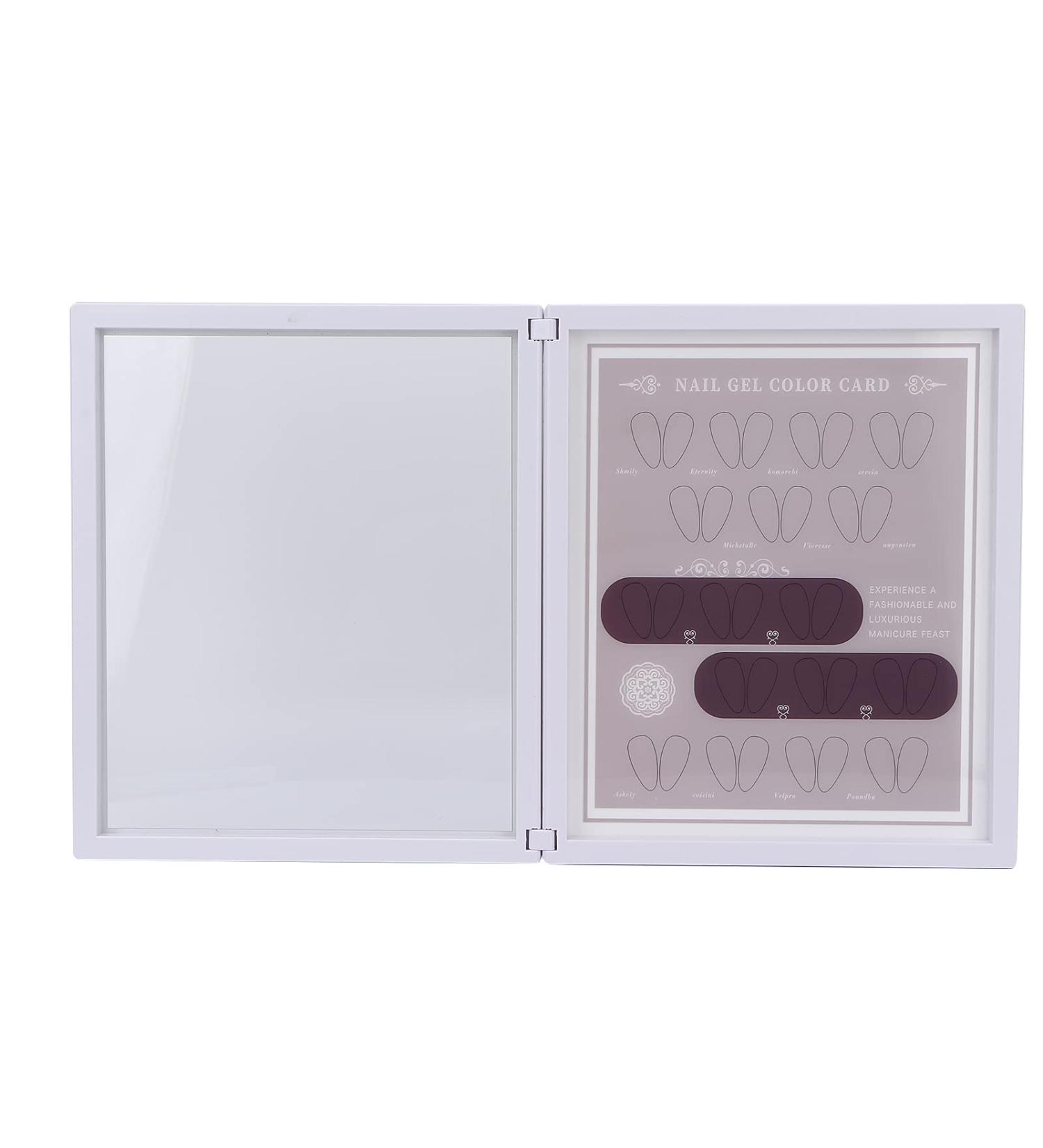 Nail Polish Display Book Nail Tip Display Book Plastic Material for Studio for Home for Life for Shop - Buy Online on GoSupps.com
