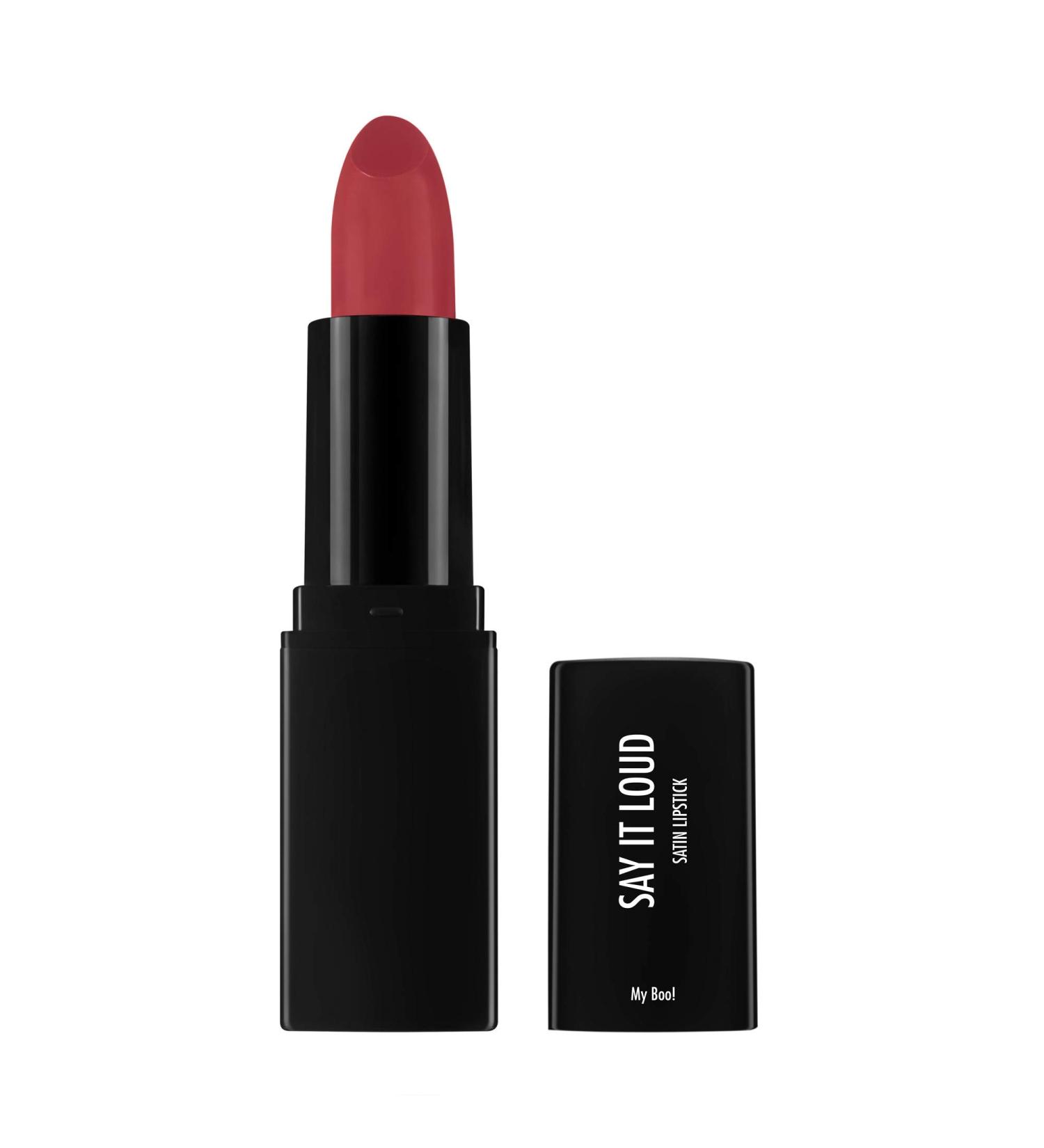 Say It Loud My Boo Satin Lipstick | Sleek - Intense Color Long-Lasting Shine International Shipping Available - Buy Online on GoSupps.com