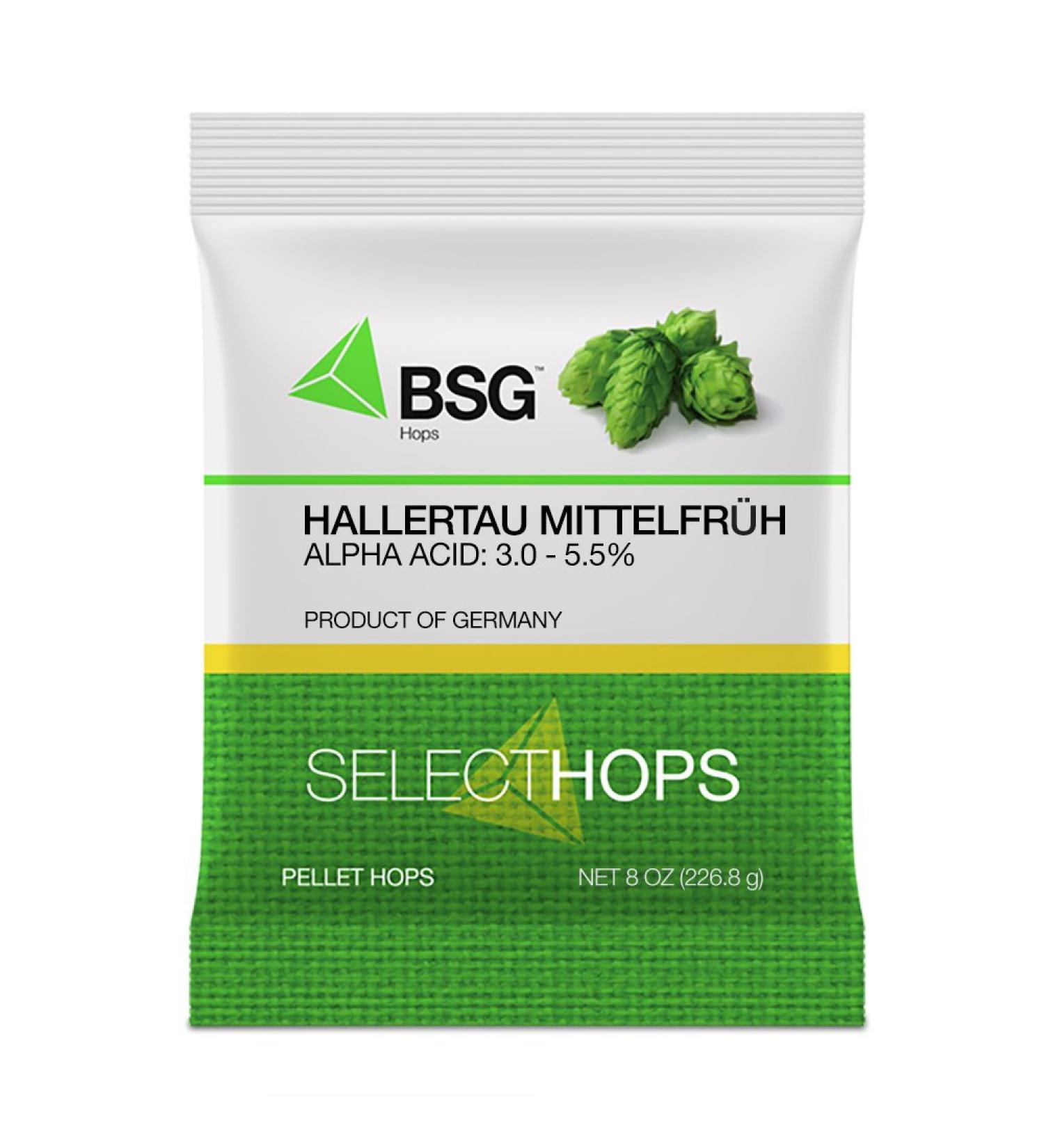 BSG Hops Hallertau Mittelfrh Hop Pellets 8 oz.