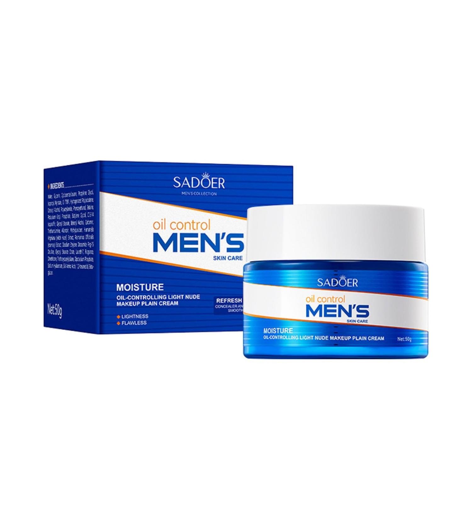 suckoo For Sadoer Men's Oil Control Facial Cream Moisturizing Hydrating Soothing Face Creams Lotion Face Moisturizers Facial Skin Care Cream Soothing Skin Makeup Cream Brighten skin tone 50g 1.76 oz - Buy Online on GoSupps.com