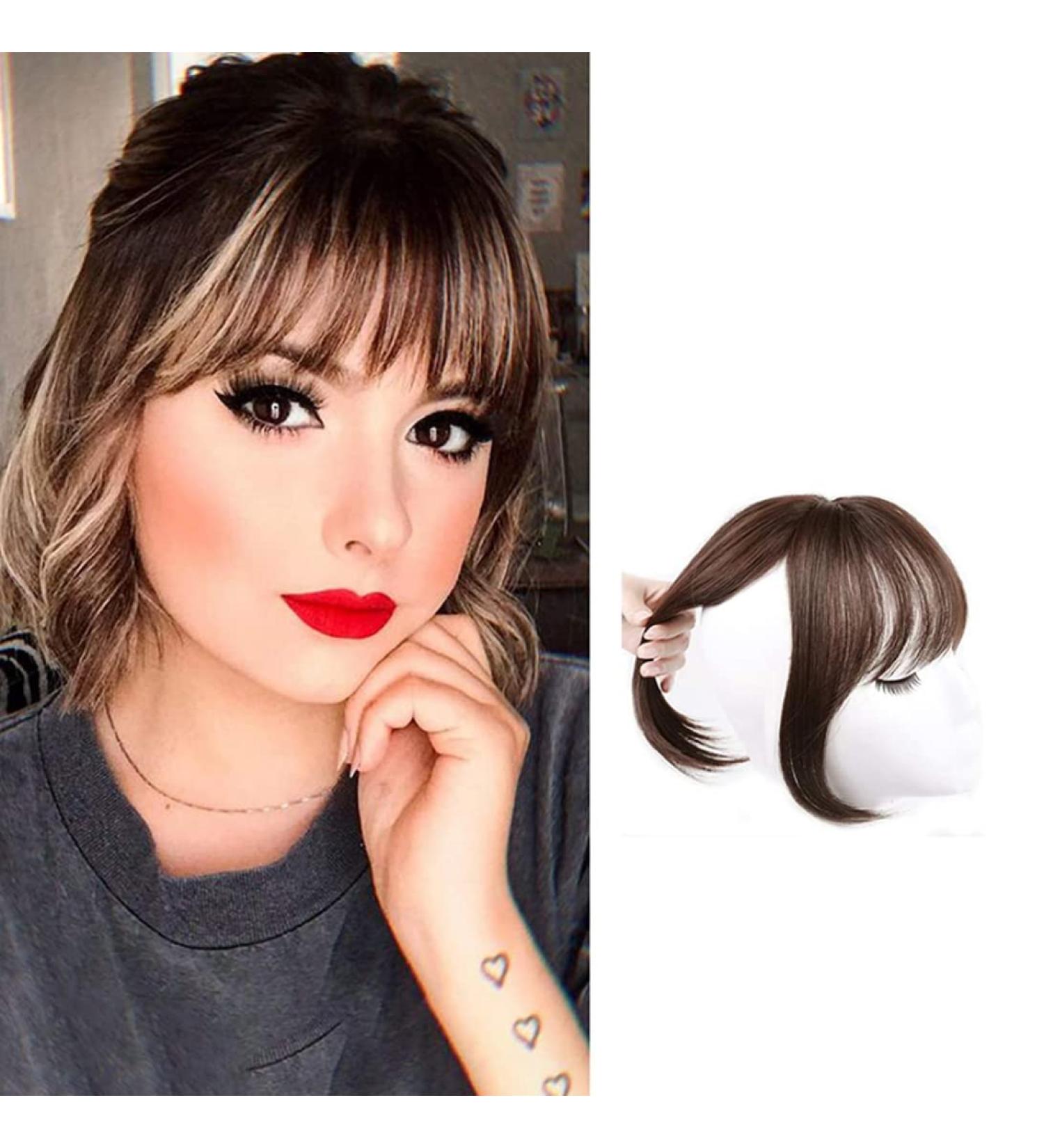 Human Hair Toppers Clip In Crown Toppers Hair Straight Toupee Part Wiglets Hairpieces for Mild Hair Loss Volume Cover Gray Hair (Light Brown) - Buy Online on GoSupps.com