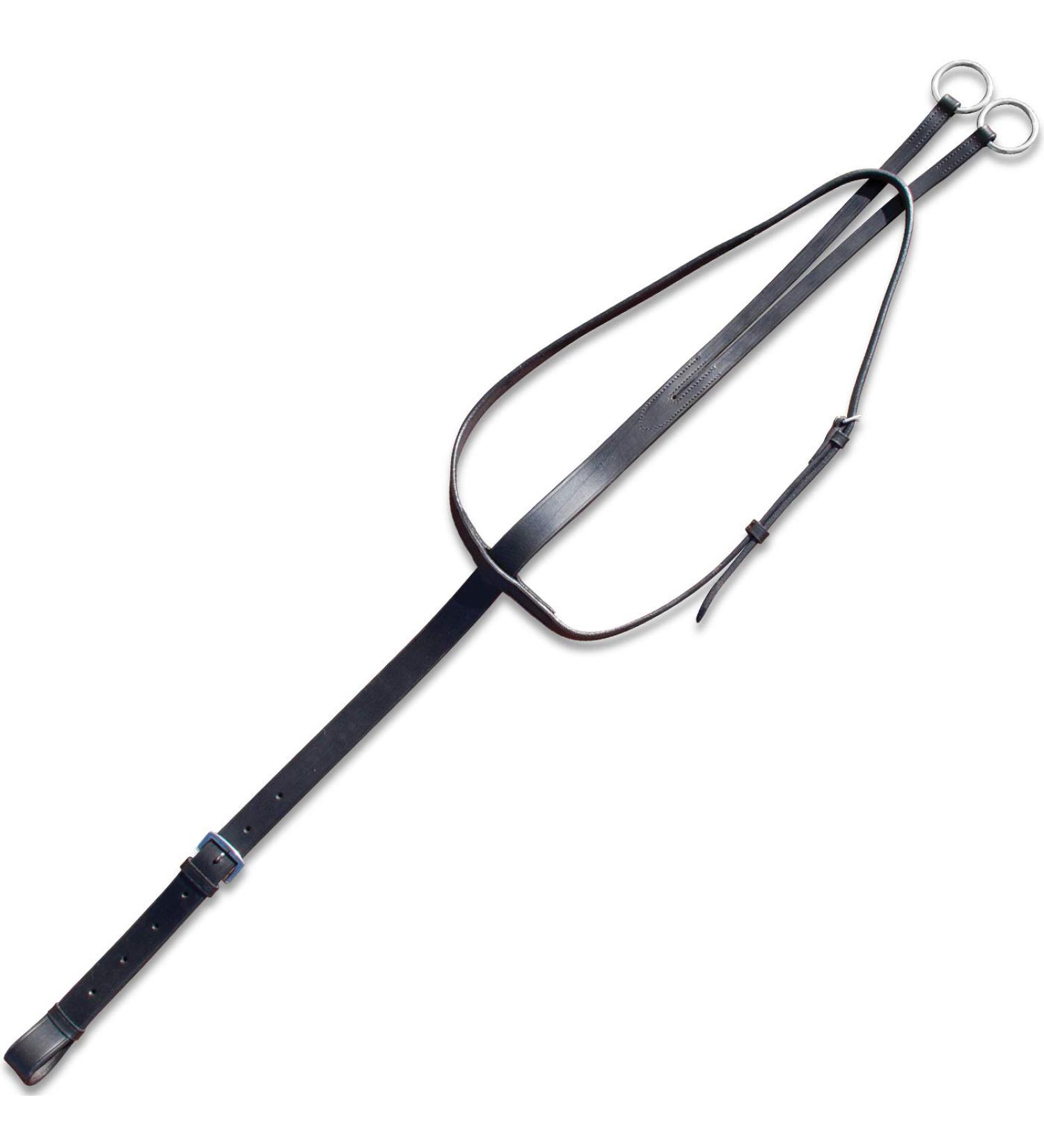 York Martingale Ringmartingale Auxiliary Reins Luka black Training and Riding Aid (Cob)